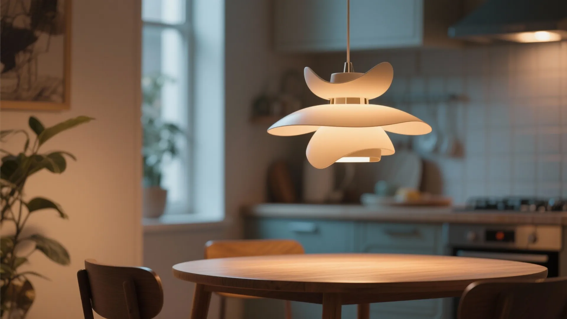 8. Statement Lighting Above