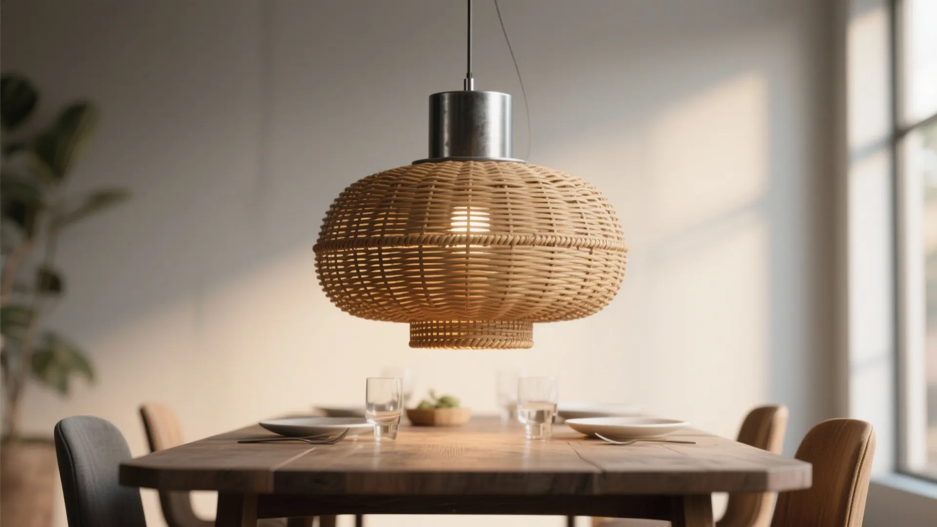 Idea 3: Statement Lighting Over the Table