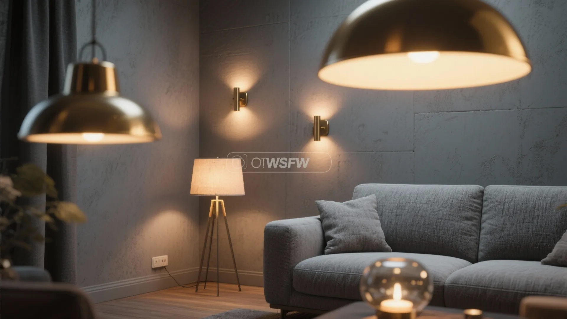 5. Statement lighting and contrast for visual layering
