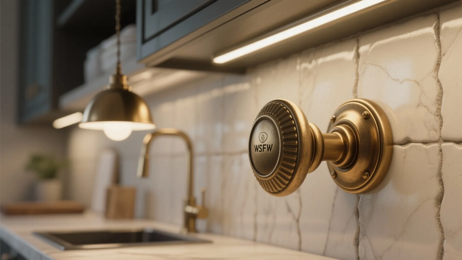 5. Statement lighting, hardware, and little details