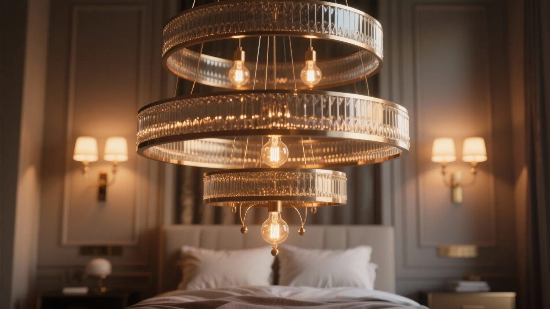 2. Dramatic statement lighting