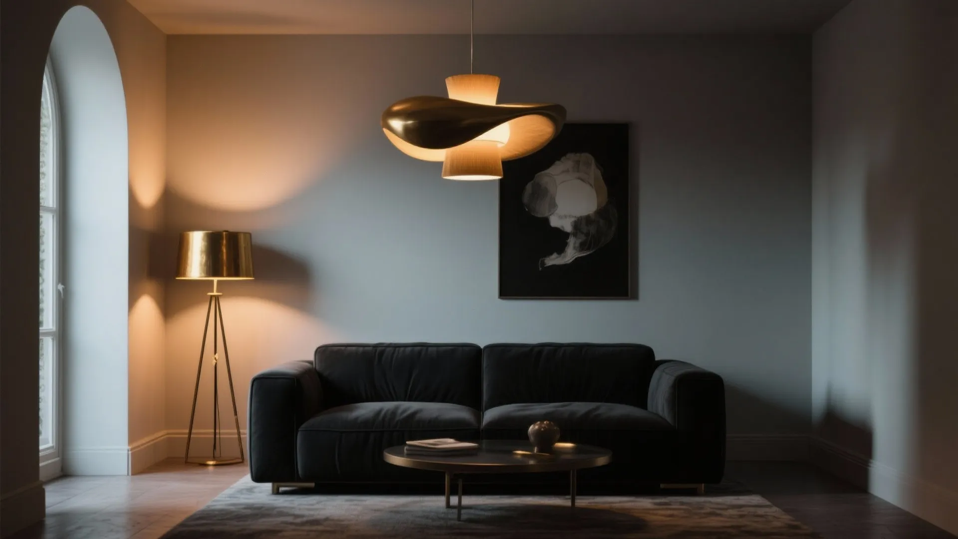 4. Anchor with statement lighting