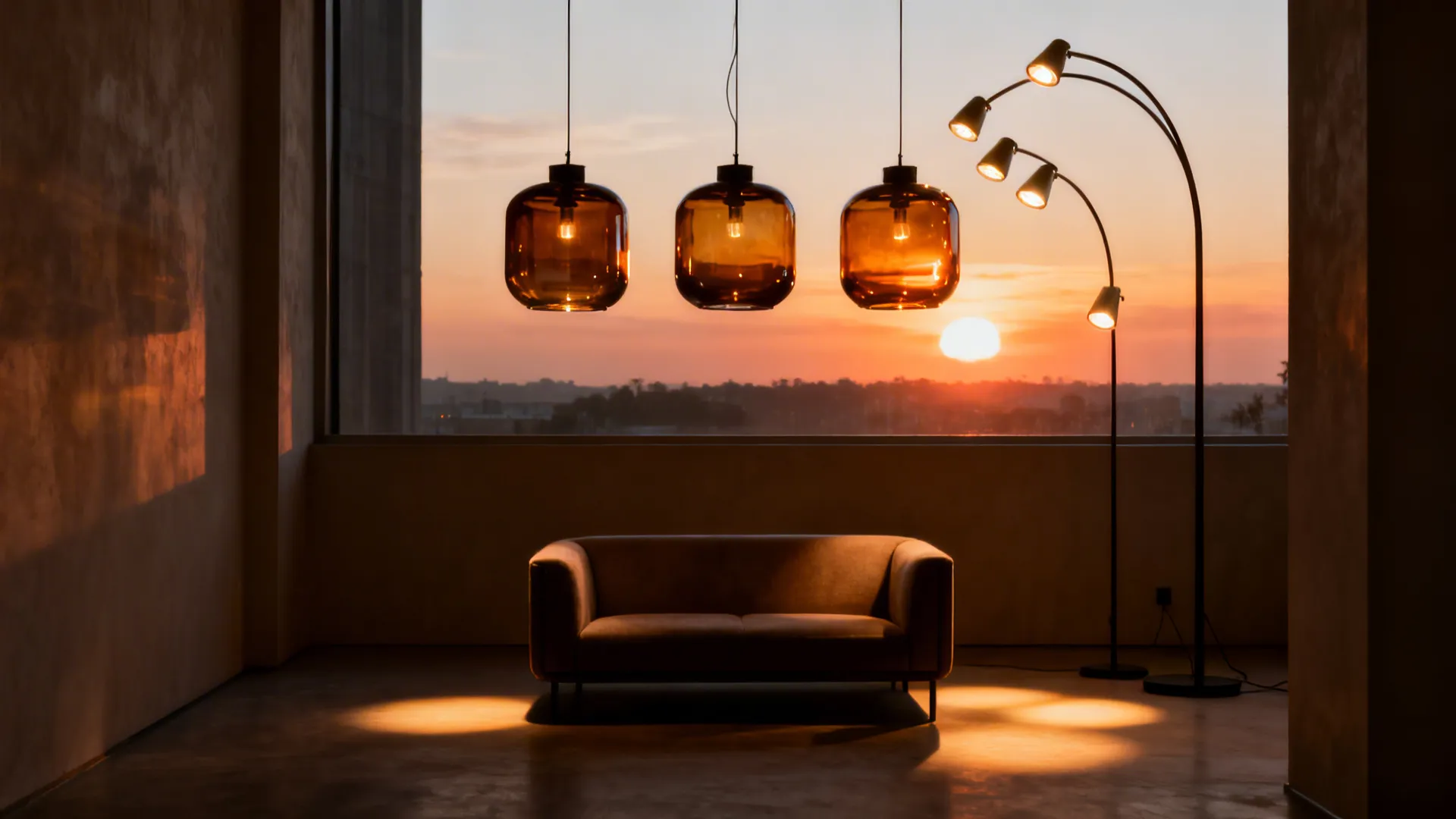 3. Statement Lighting: Floor Lamps and Pendant Clusters