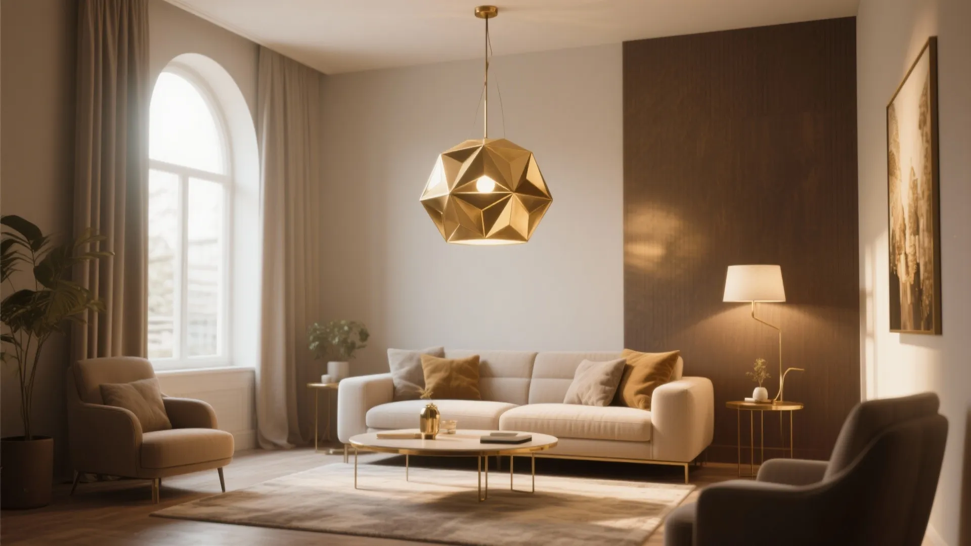 7. Statement Lighting as Art