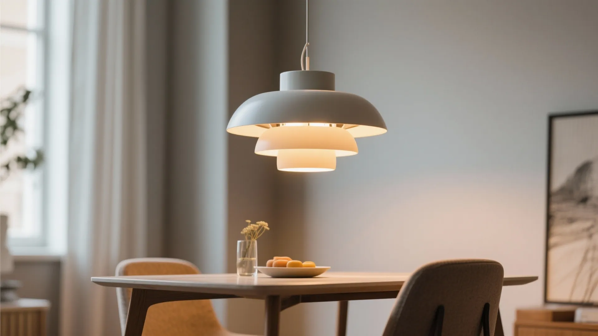 5. Statement lighting as a focal point