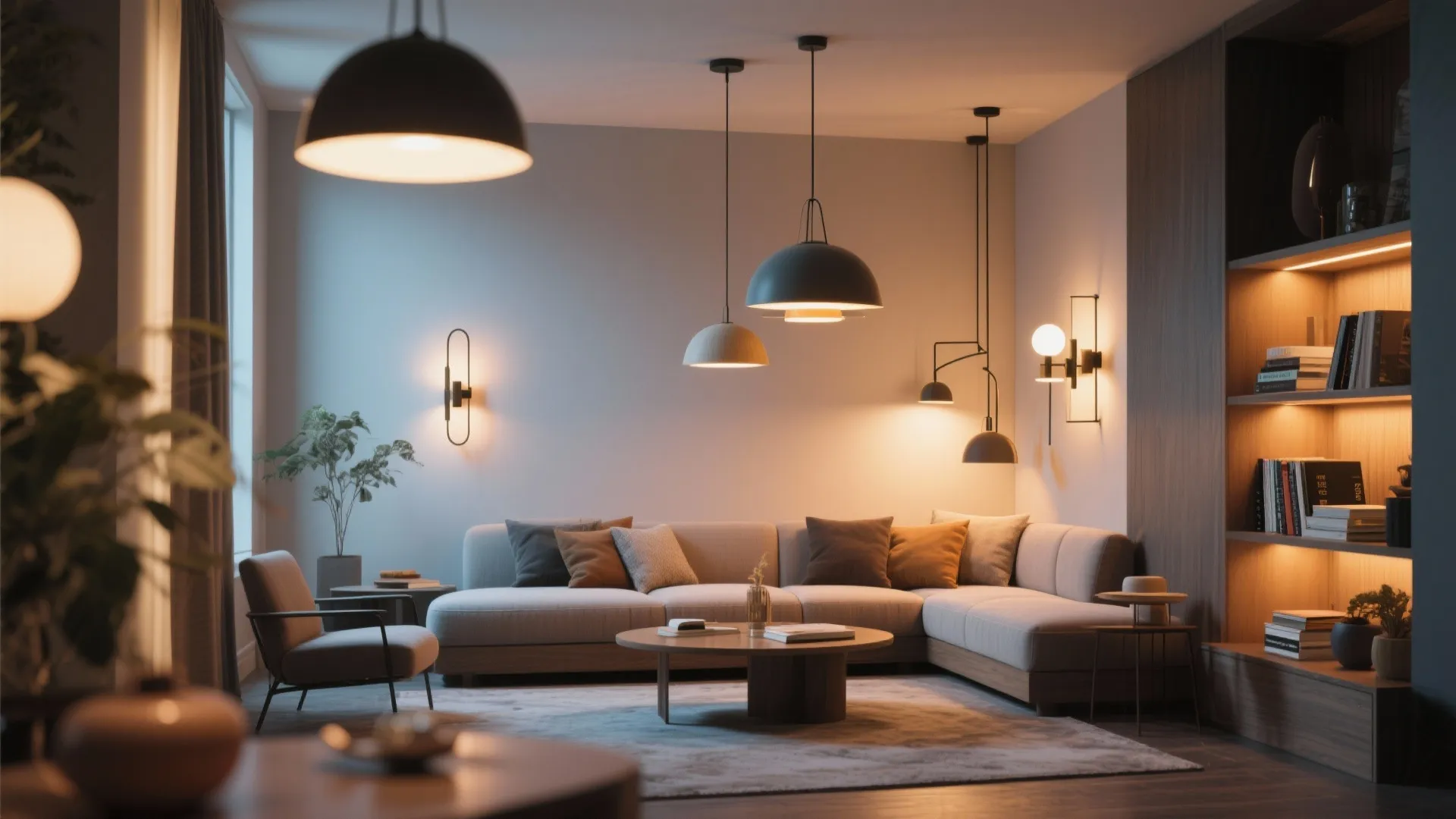 4. Statement Lighting Layers