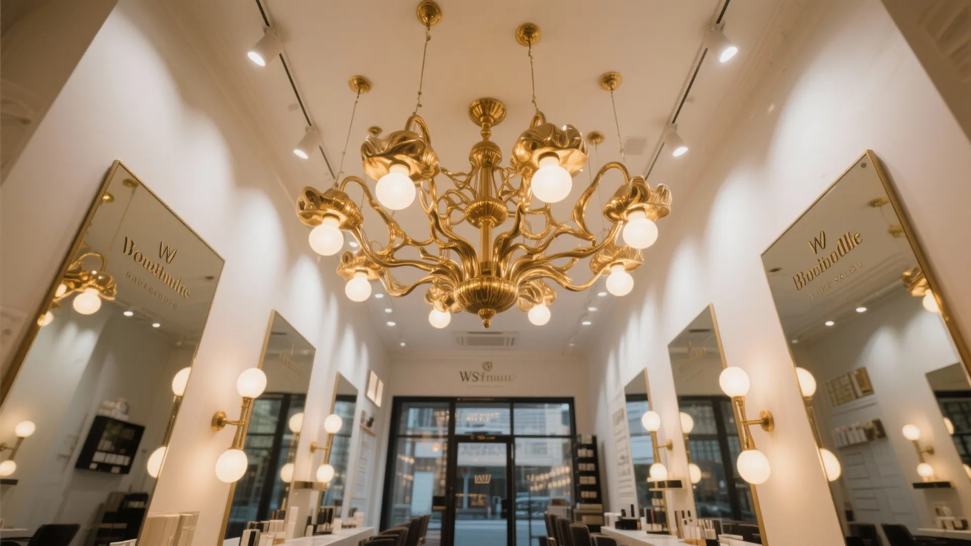 1. Statement Lighting Features