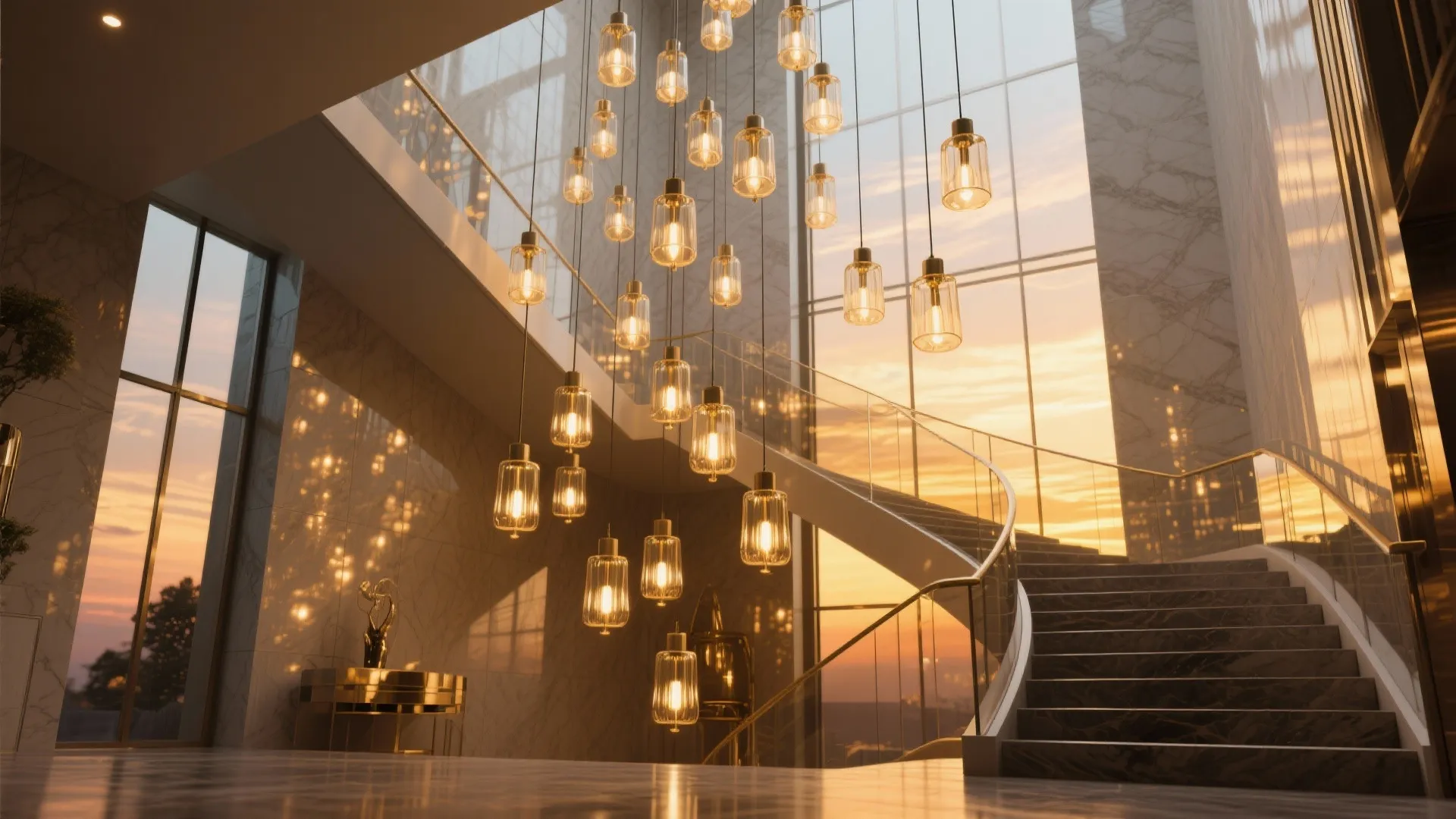 Statement Lighting Installation