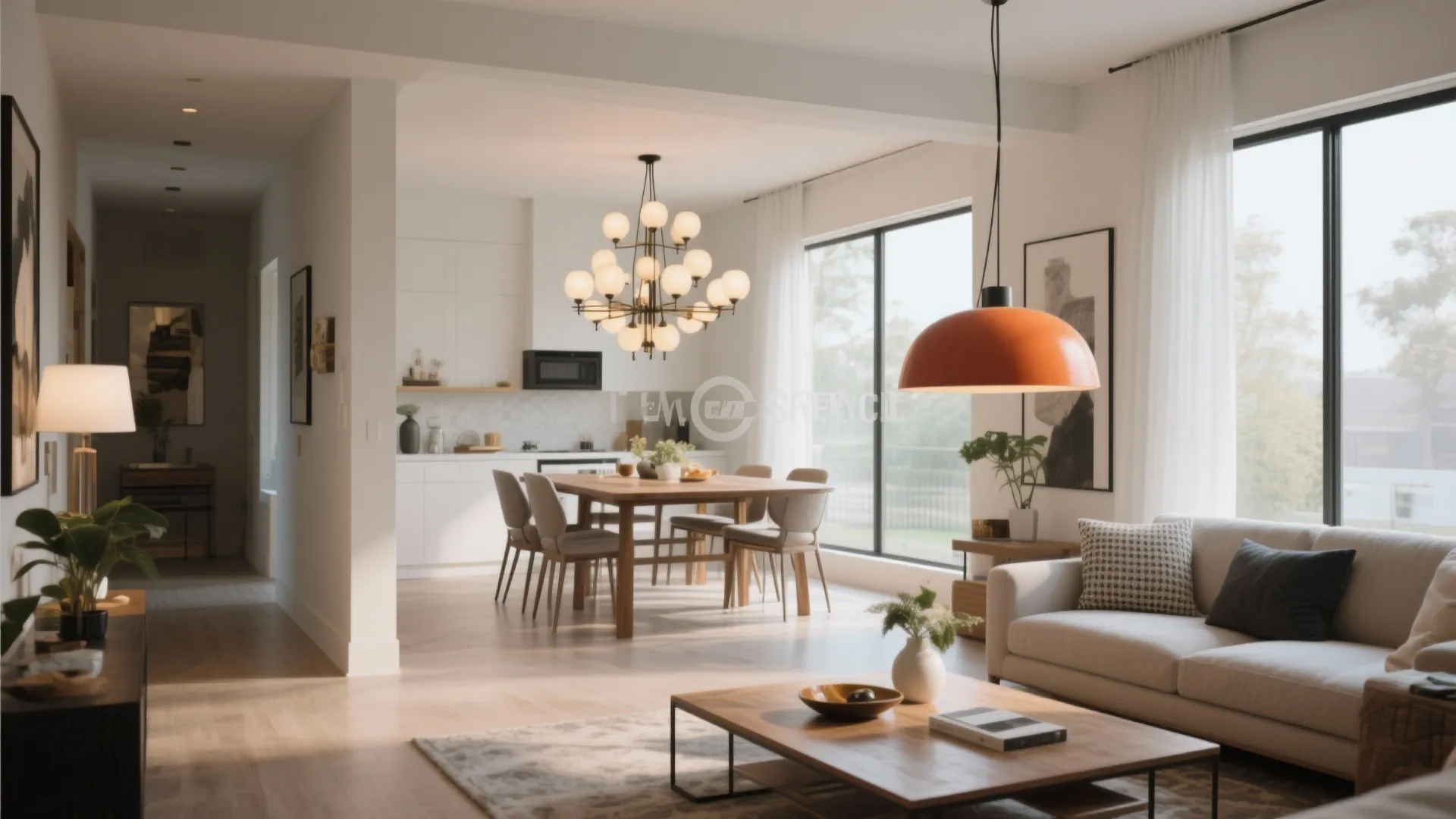 4. Statement Lighting for Each Zone