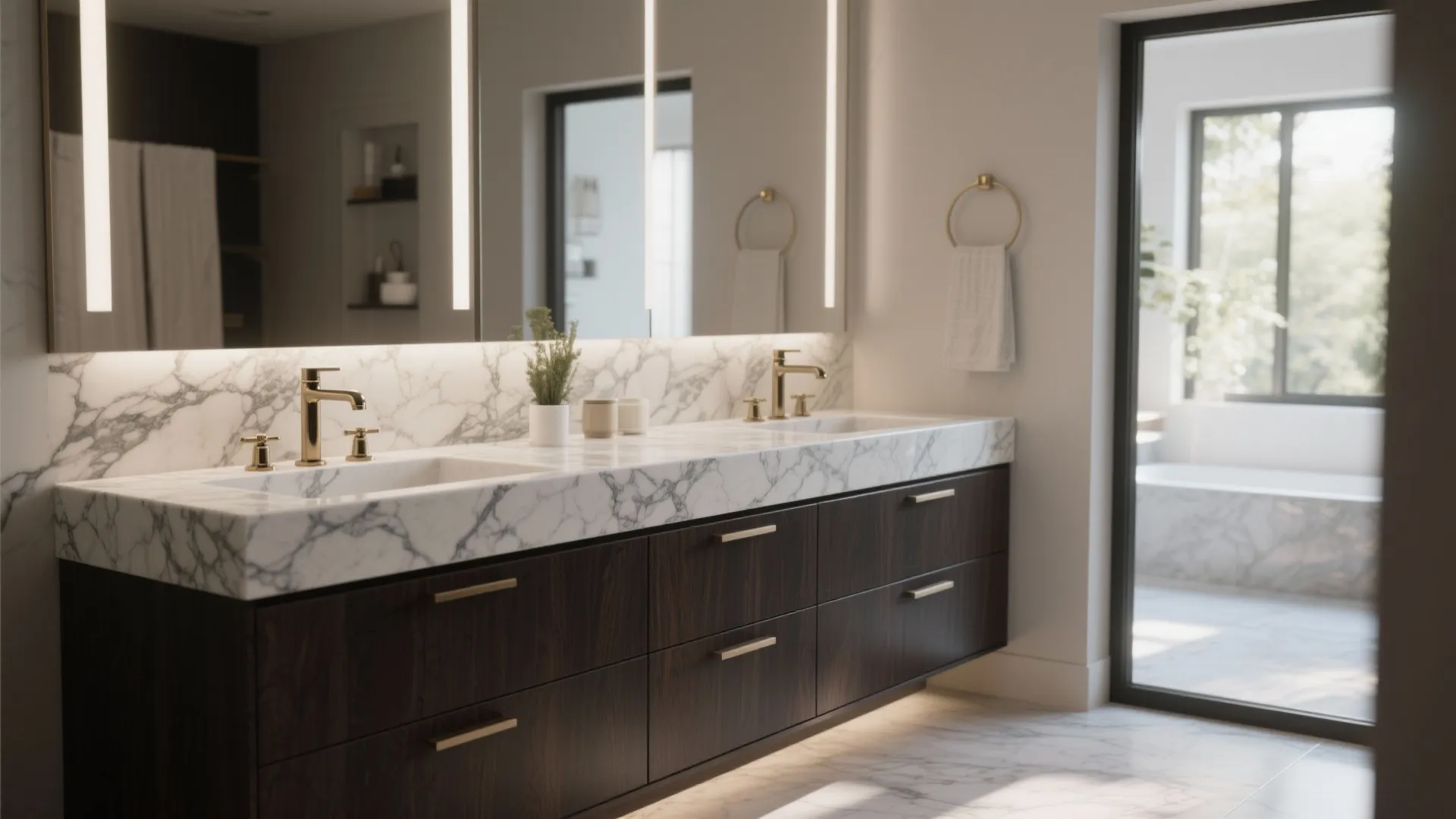 7. Statement Countertops