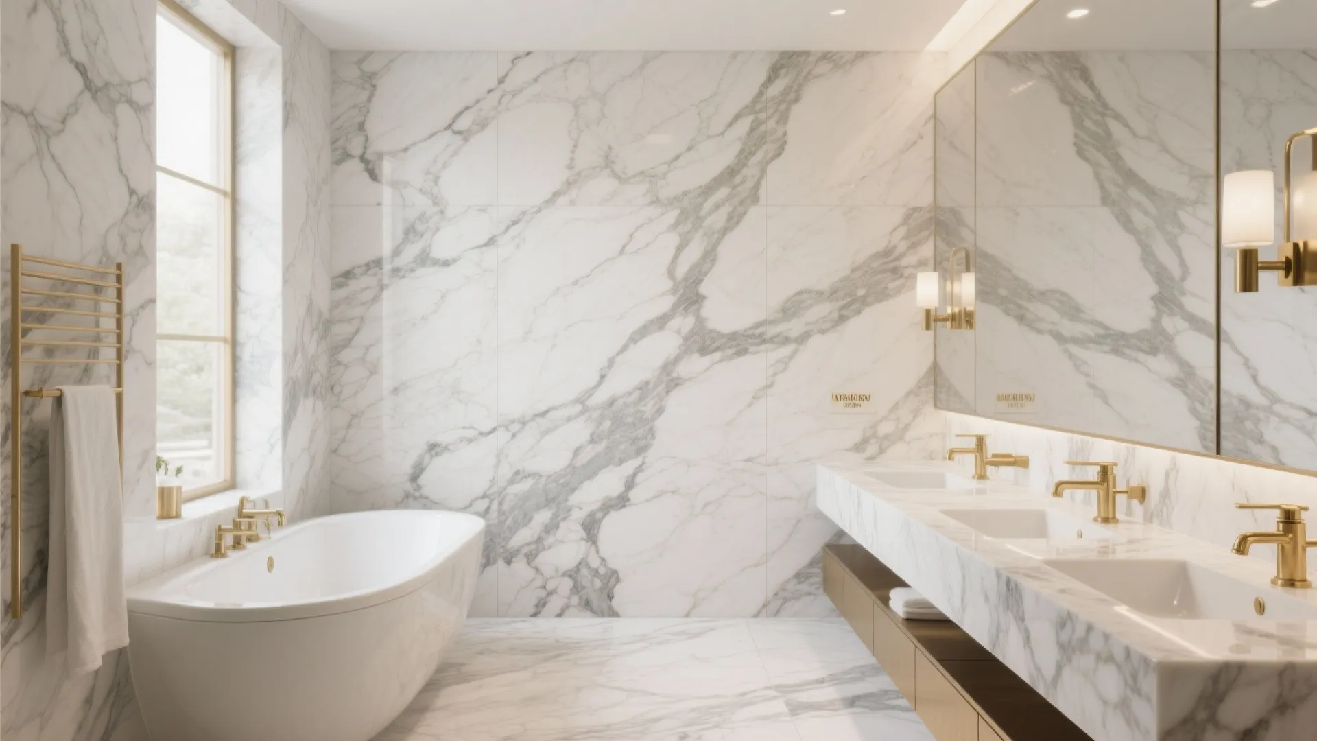 1. Statement Marble Veins