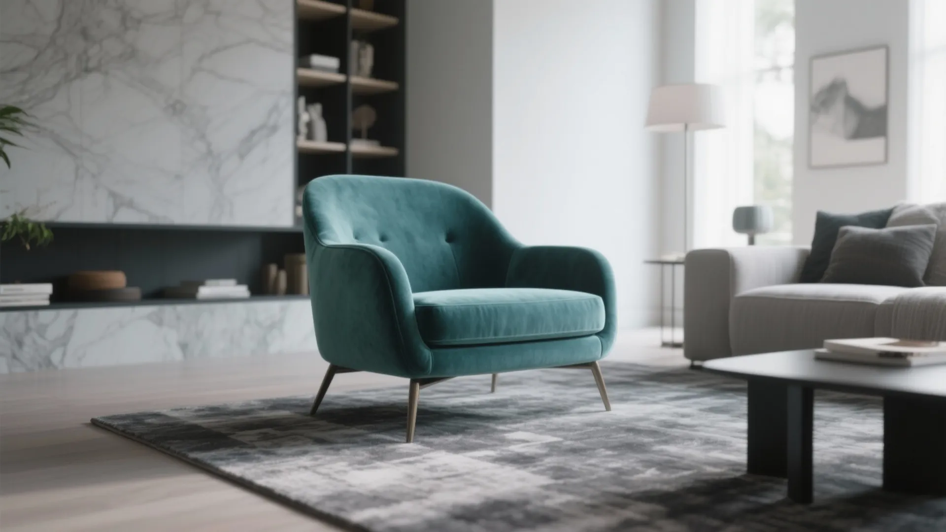 5. Statement Mint Armchair