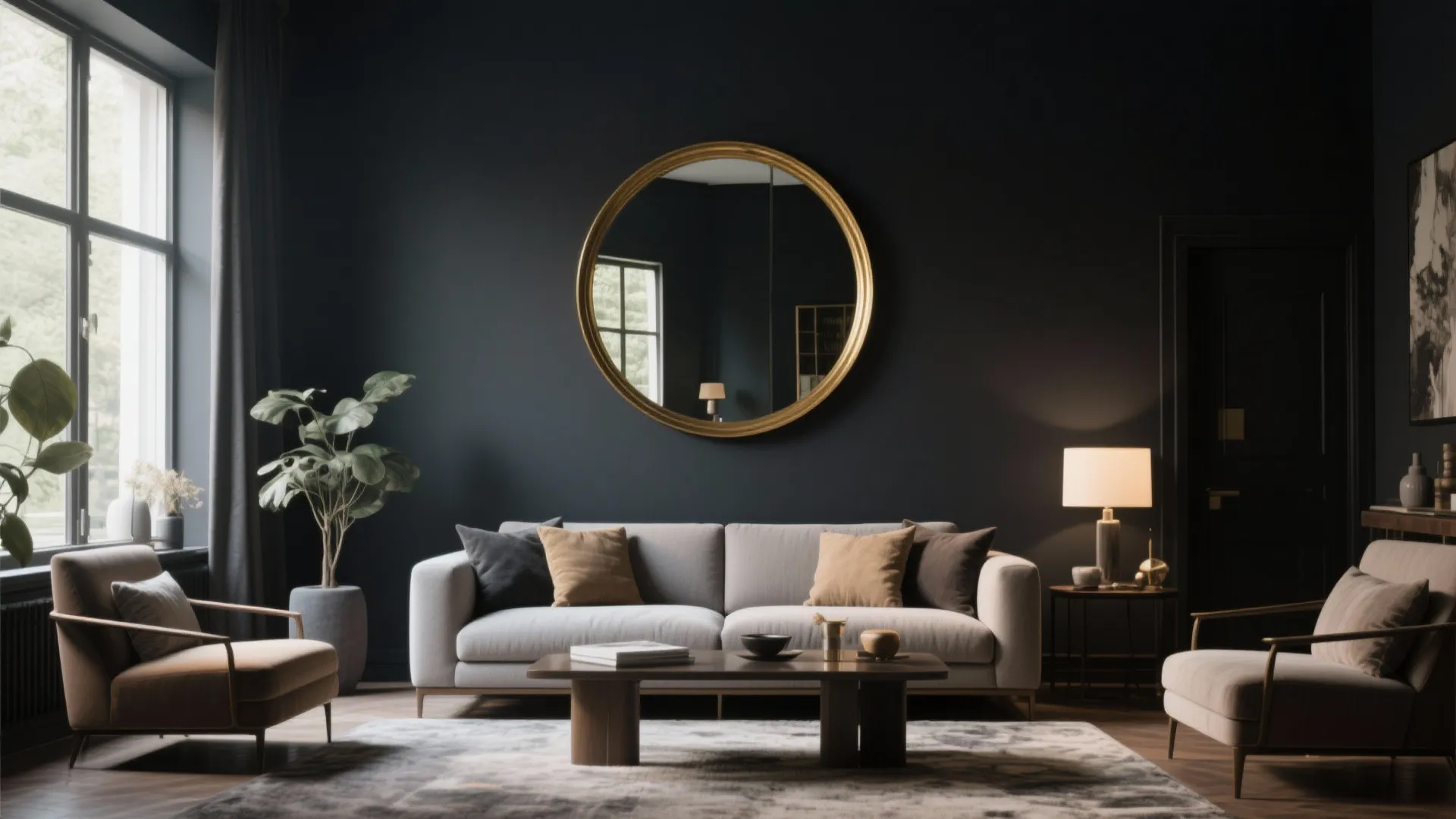 5. Statement Mirror as Wall Art