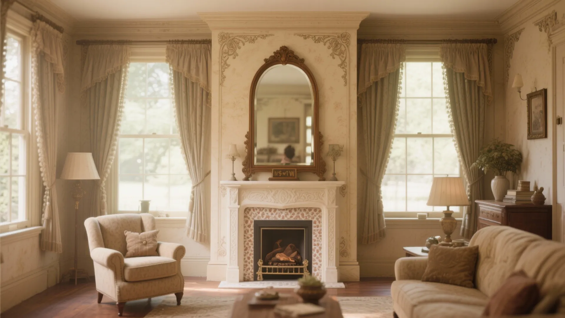 4. Statement Mirror as a Centerpiece