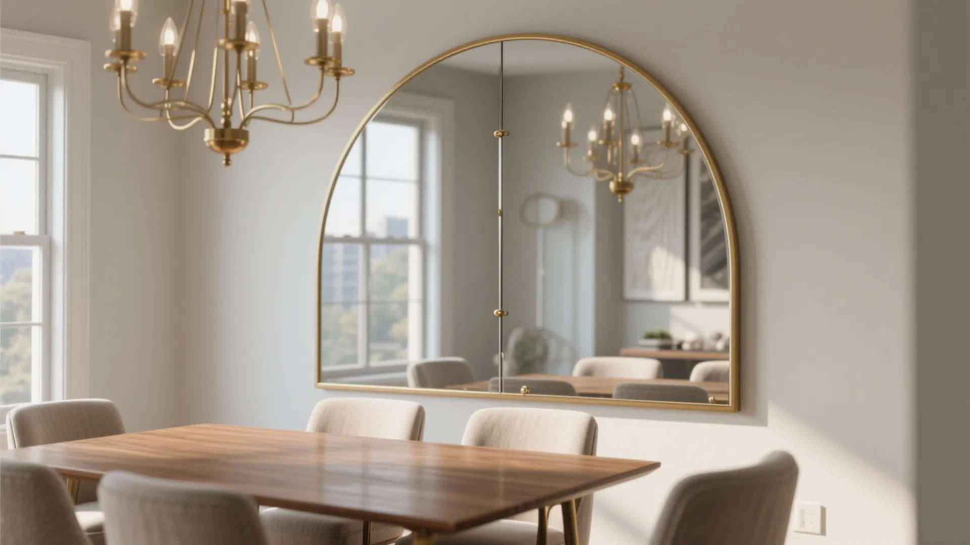 Oversized Statement Mirror