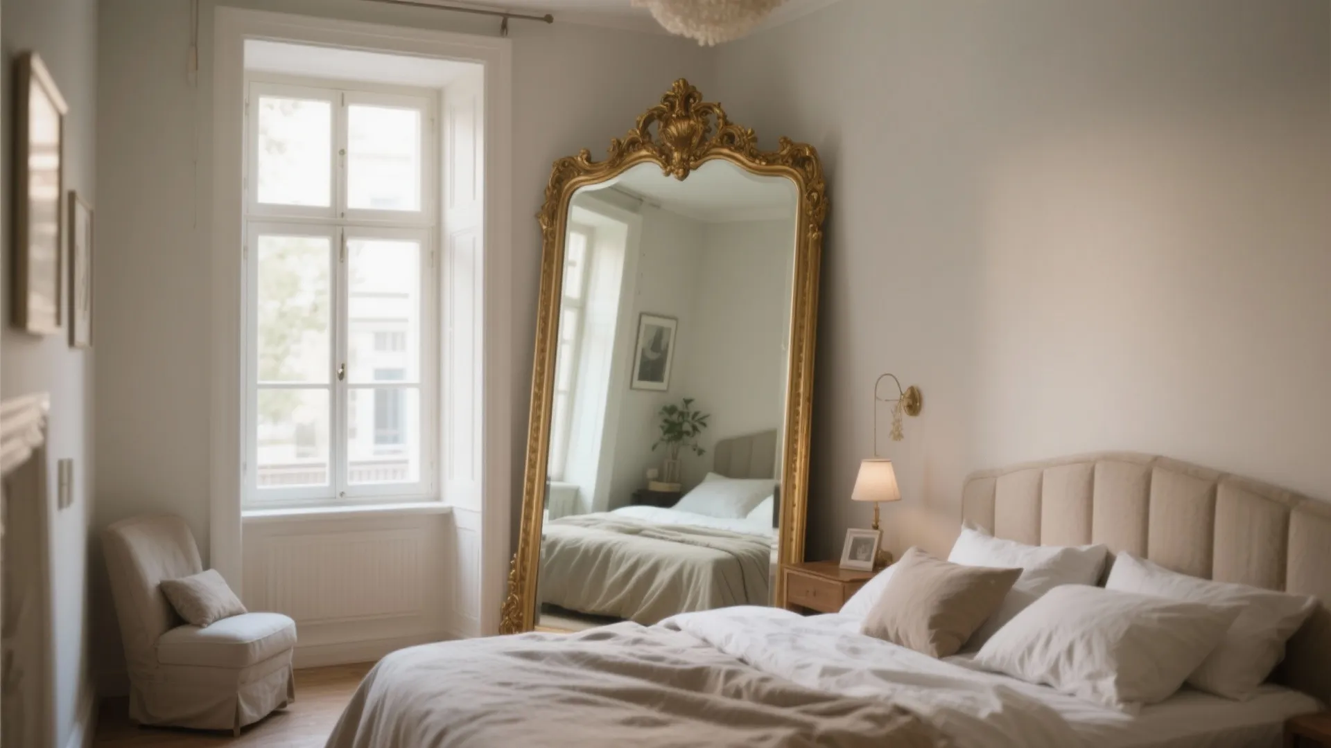 Oversized Statement Mirror