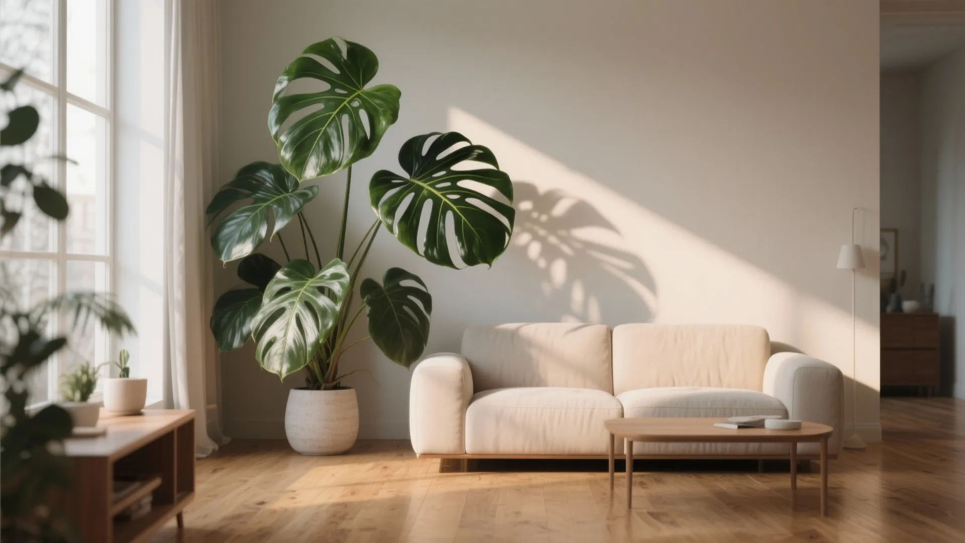 2. Statement Monstera Corner