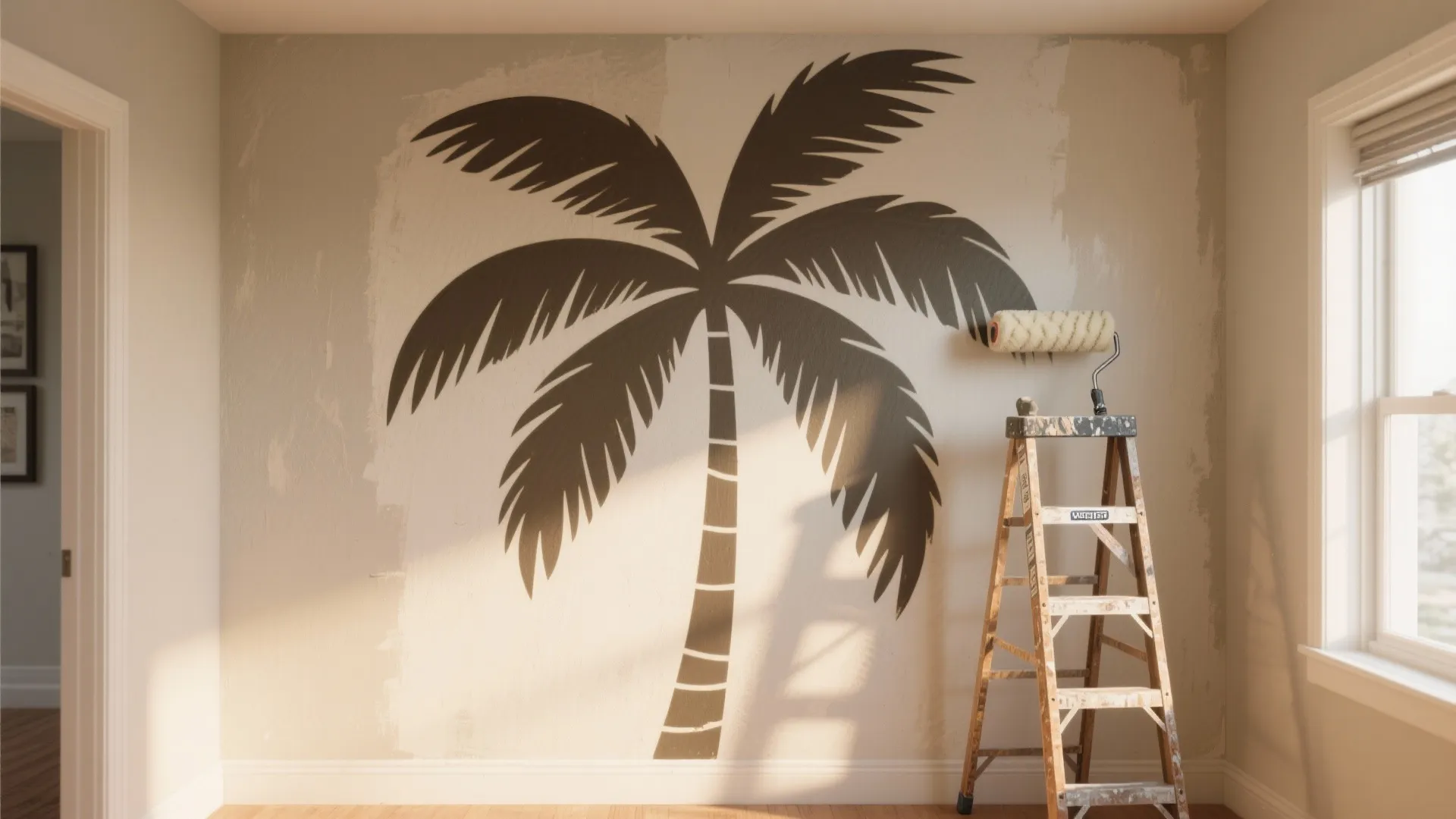 Single-Motif Statement Mural