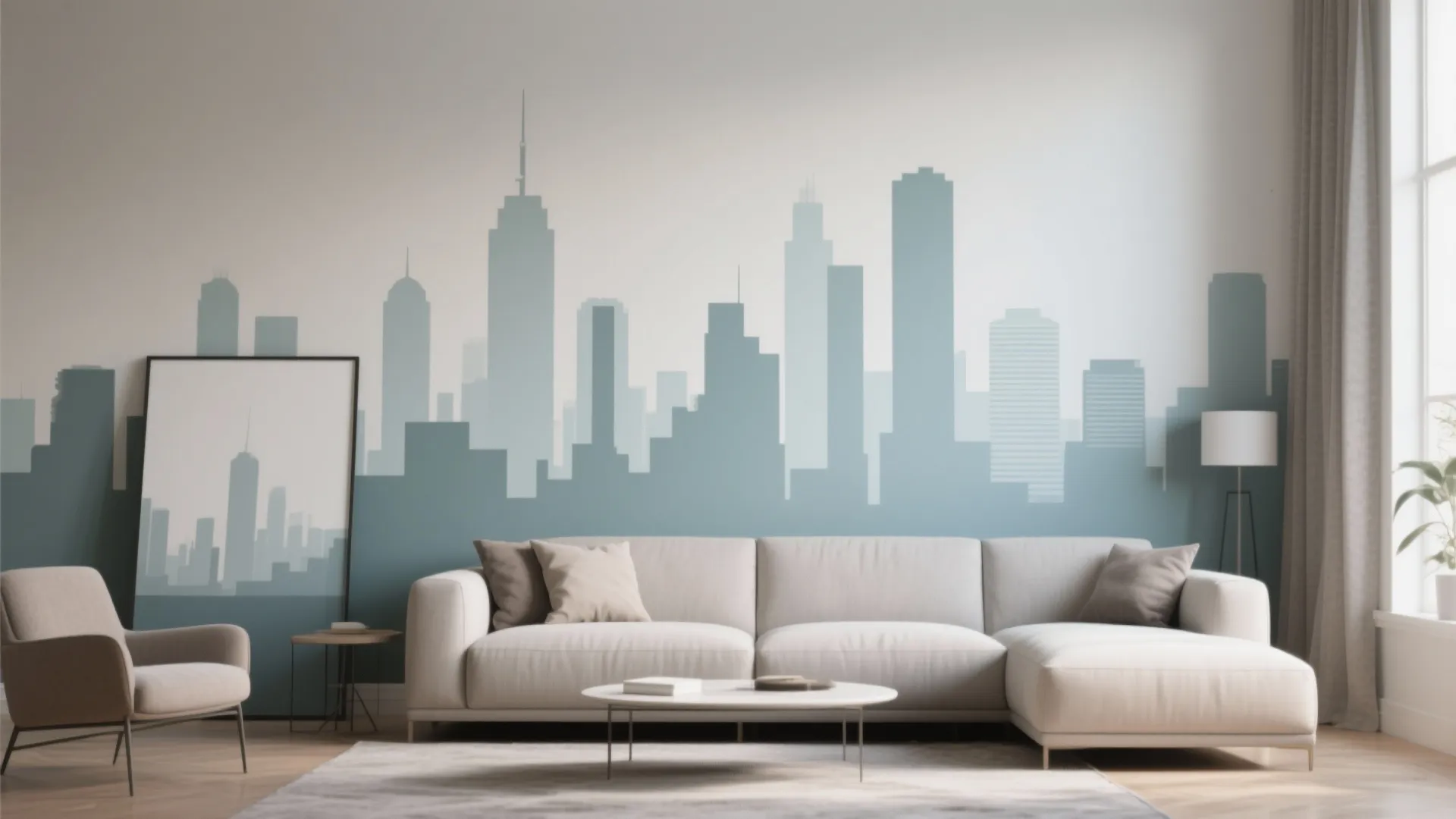3. Statement Mural or Scenic Accent — Tell a Story
