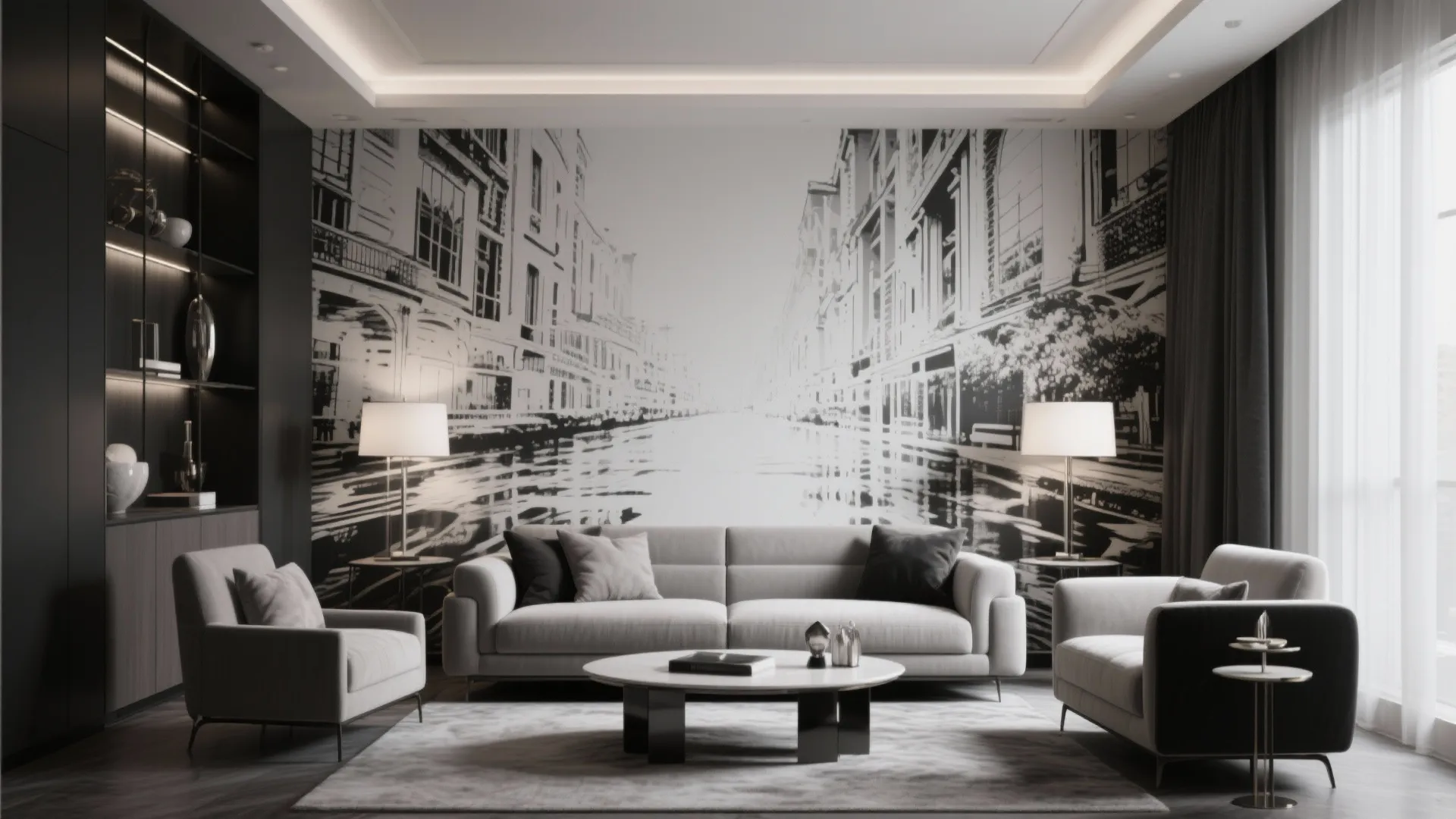 6. Statement Wall Art or Mural