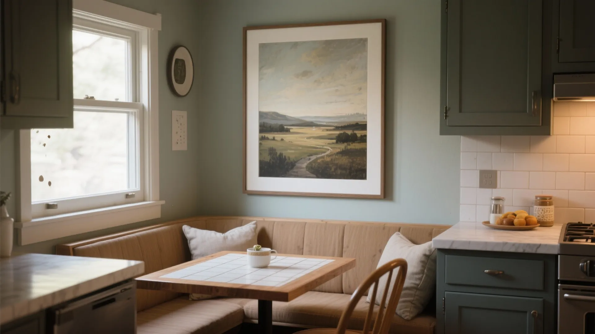 1. Go big with a single statement painting