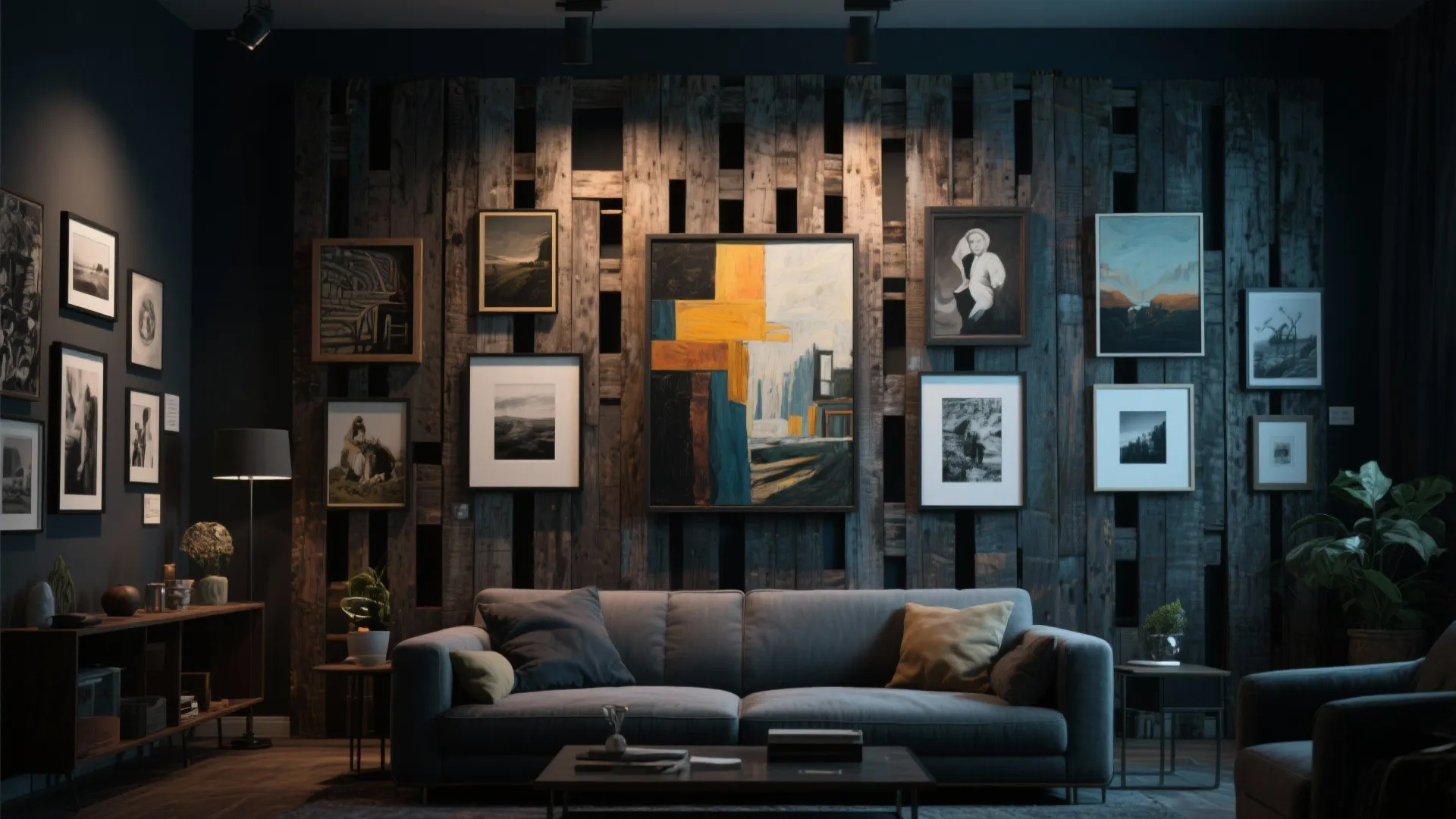 3. Statement Art Wall