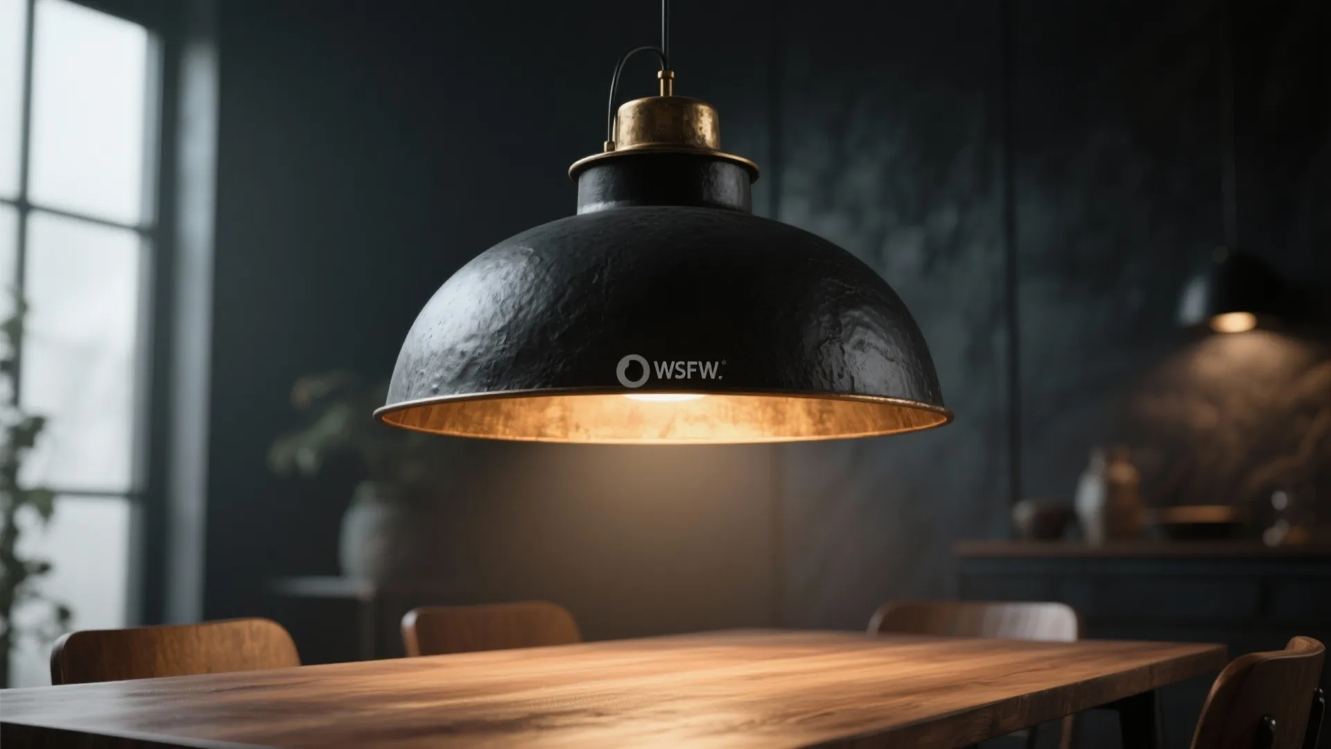 1. Layered lighting with a statement pendant