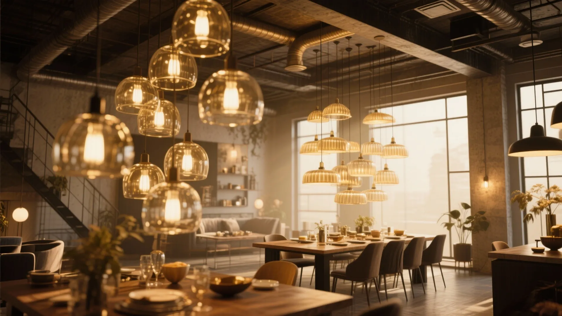 Statement pendant cluster