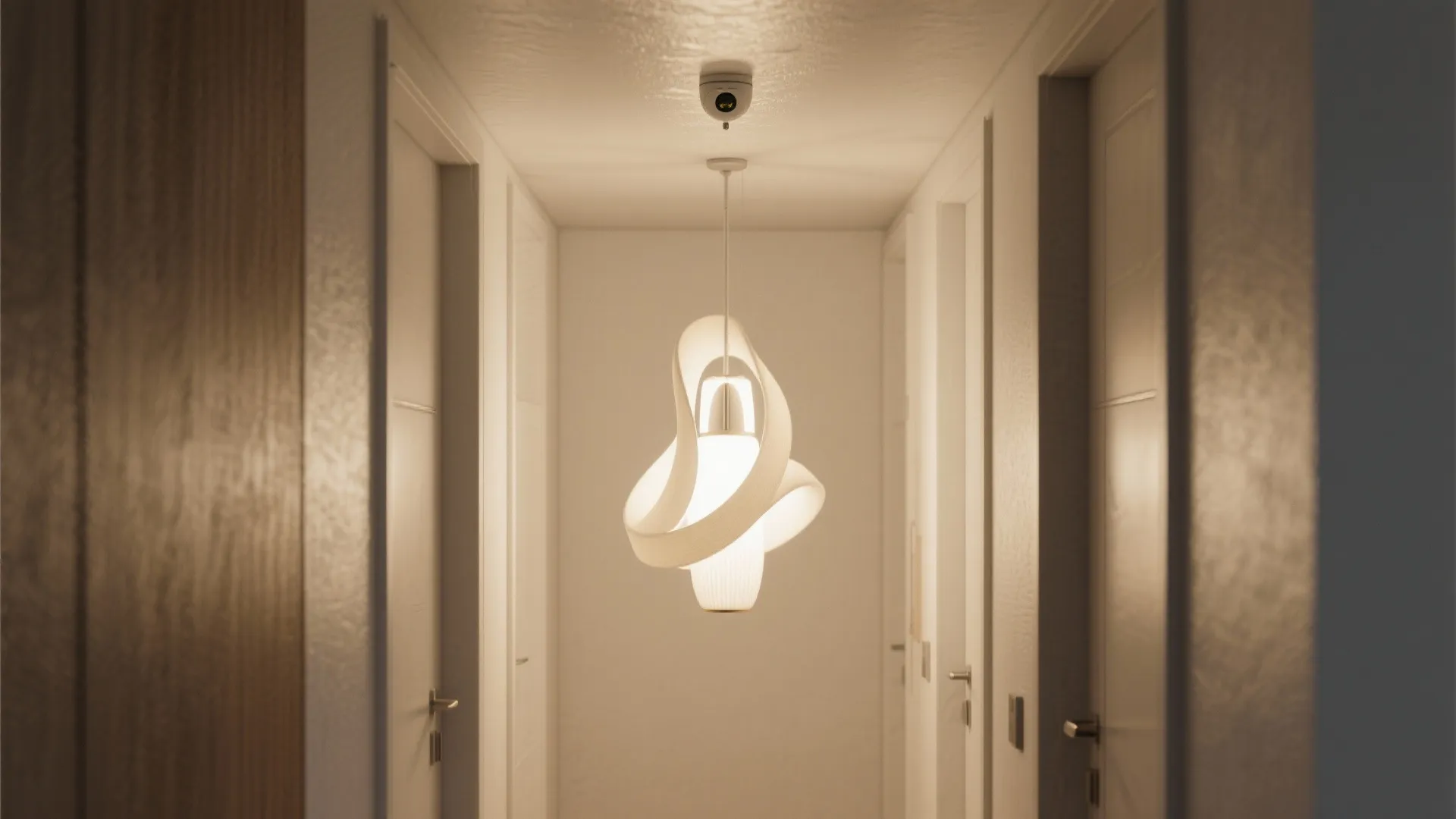 Statement pendant plus sensor for smart minimalism