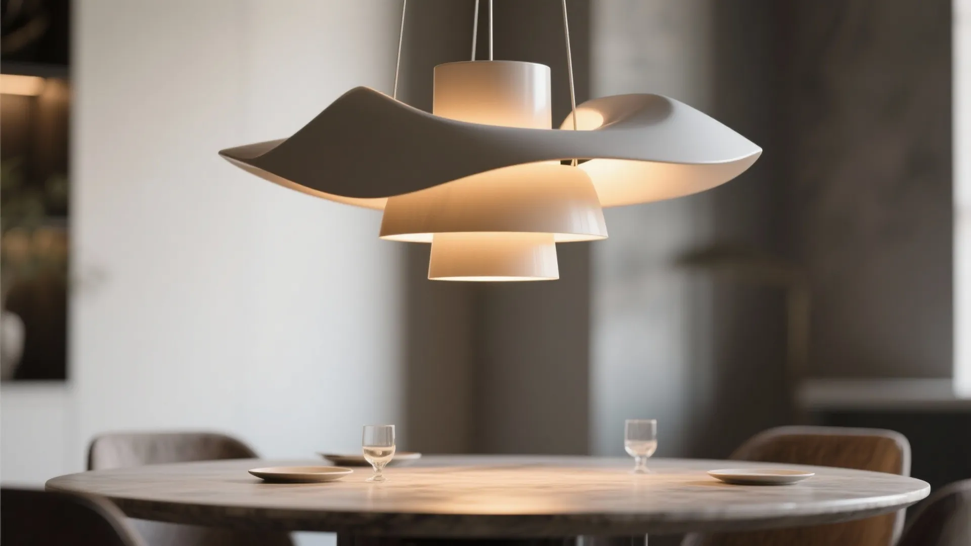 2. Statement lighting as a focal point