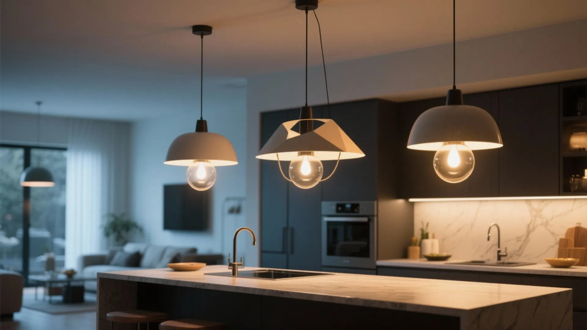 6. Statement Pendant Lighting