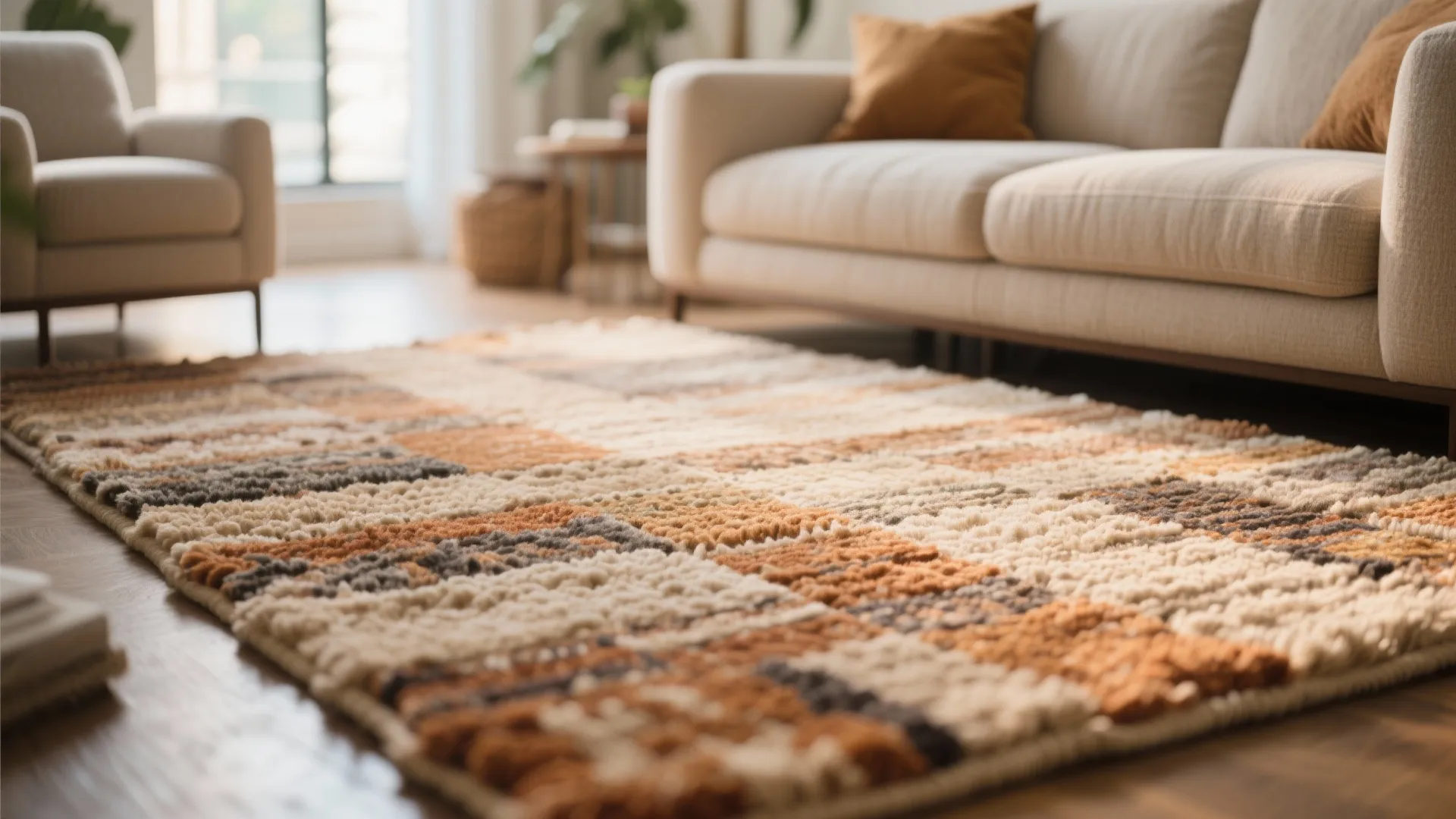 Anchoring with a Statement Rug