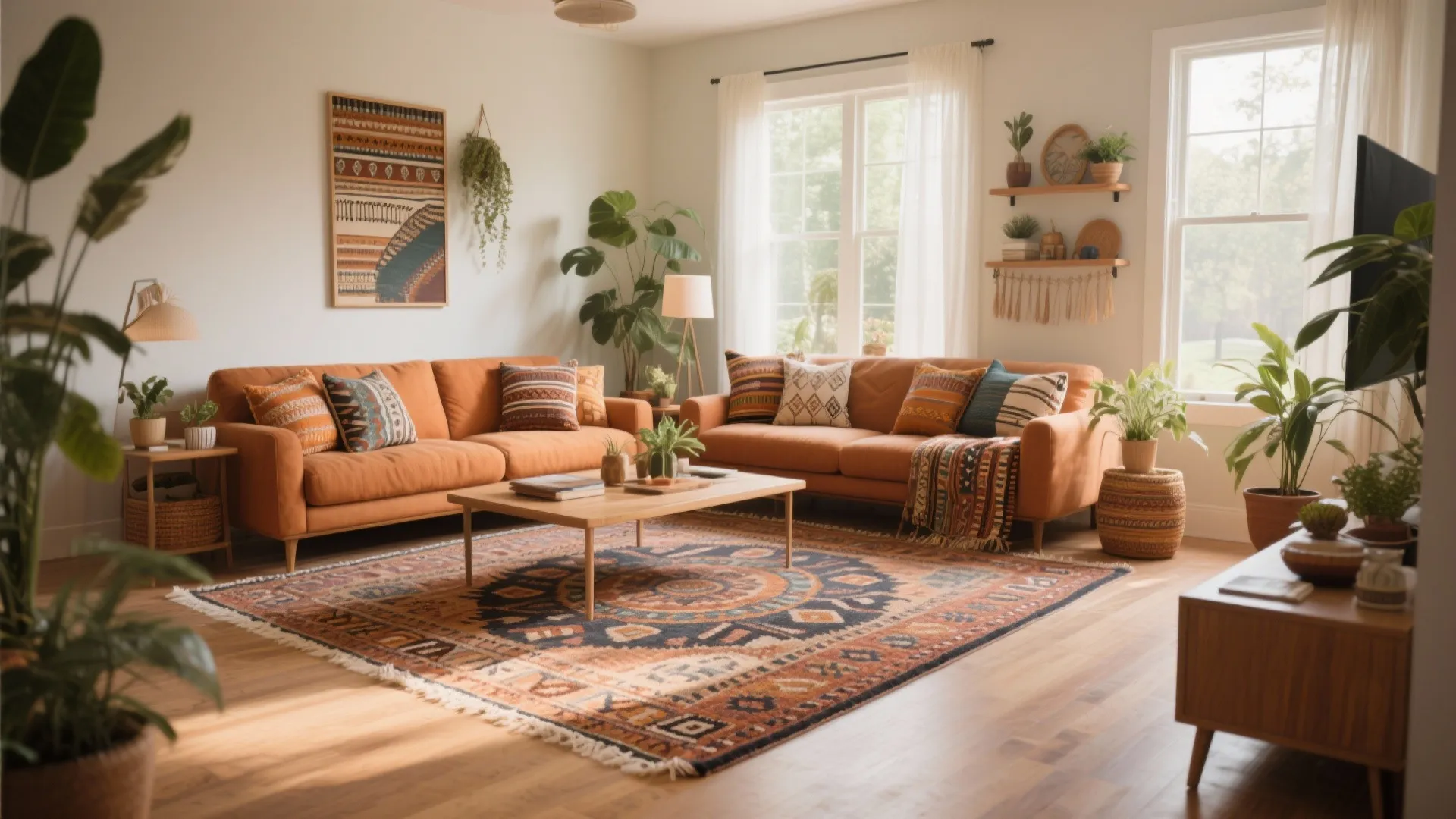 8. Large Statement Rug