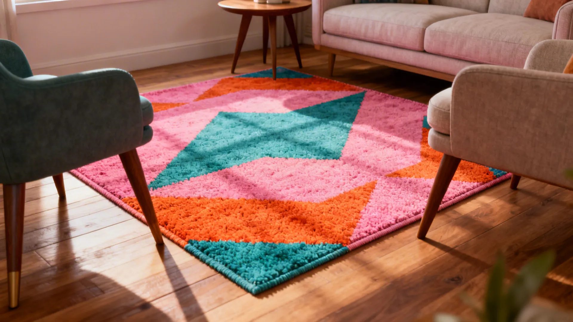 Tinx Living Room Rug Tiny Living Room Feels Boring? 5 Retro Small Living Room Ideas
