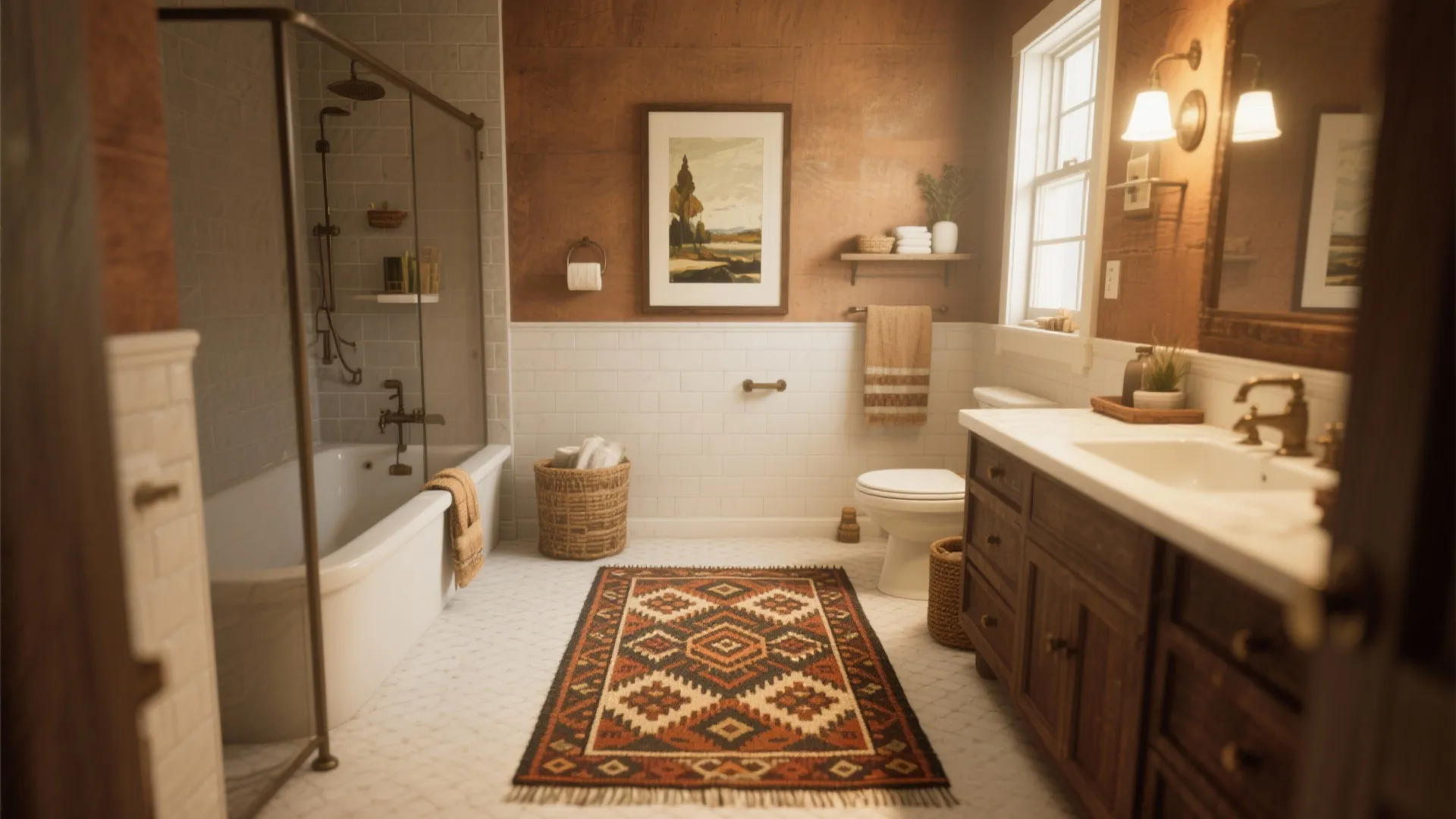 5. Statement Rugs & Art You Can Swap