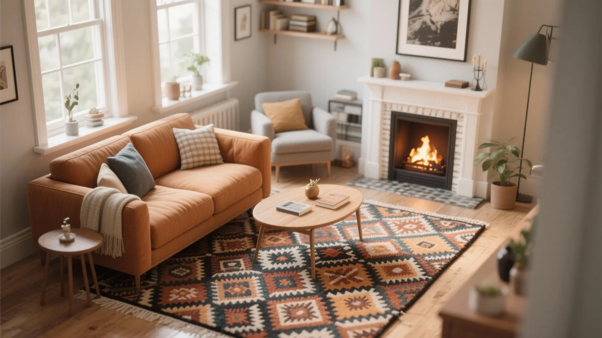 Statement Rug to Define Space