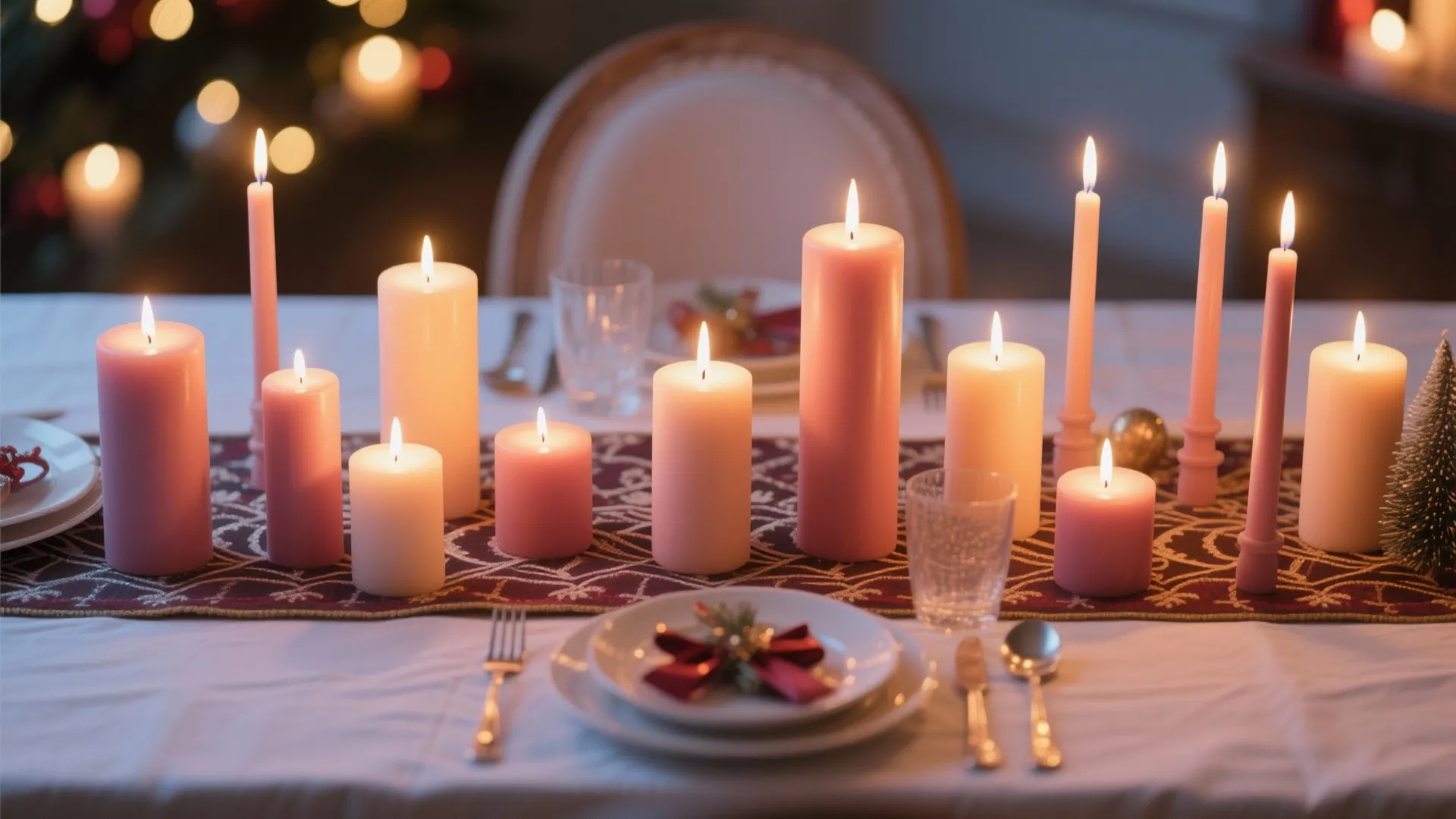 10. A Statement Runner of Candles