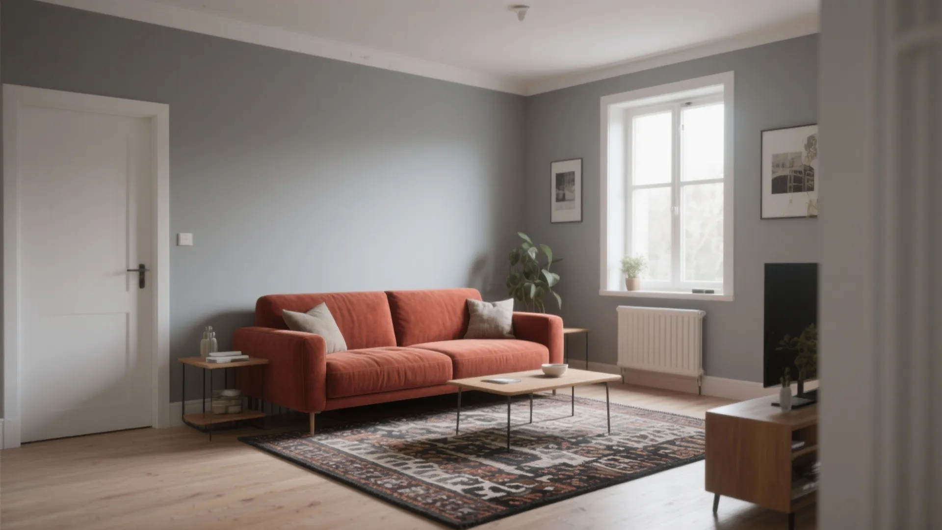 2. Statement Rust Sofa