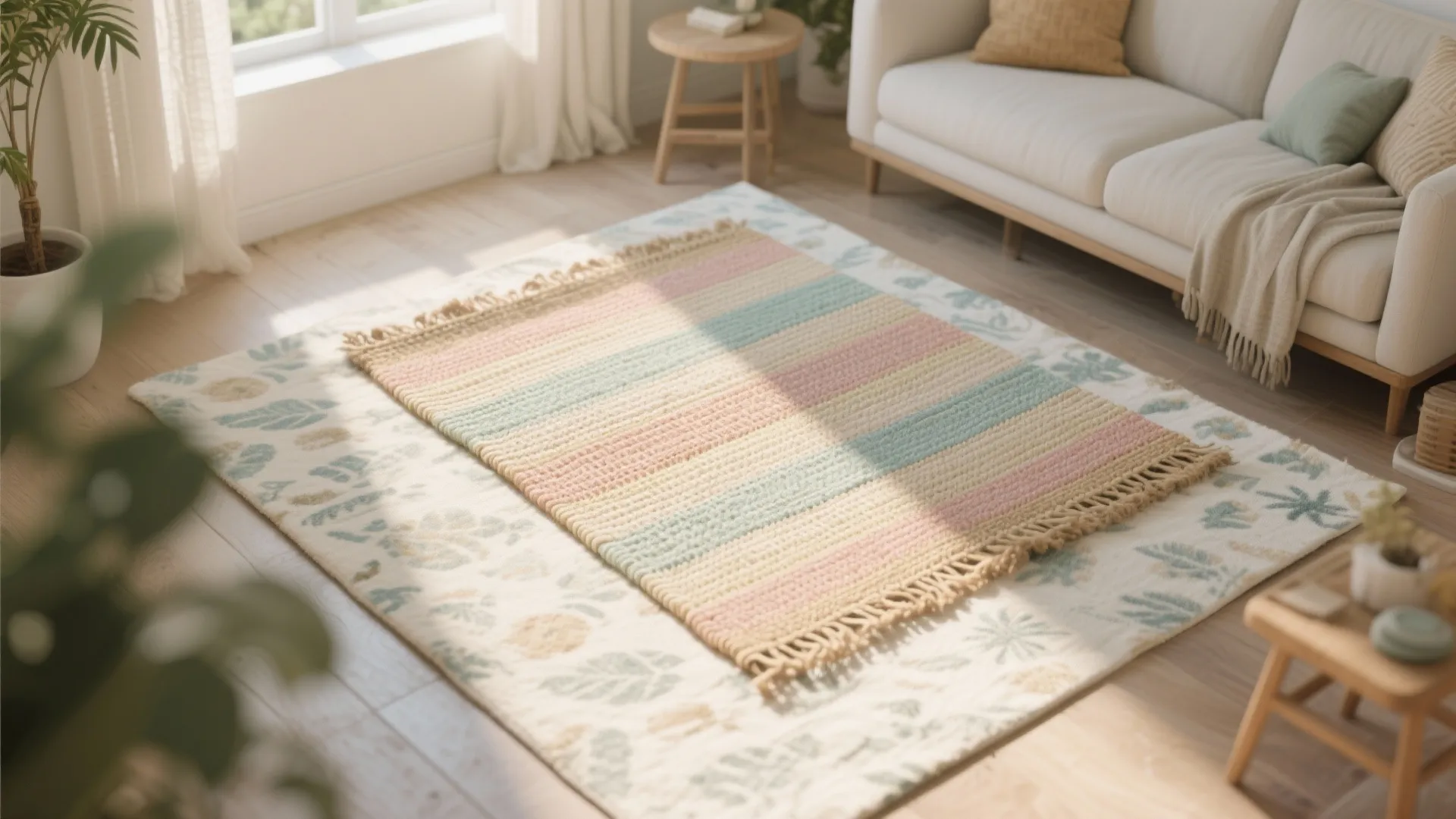 6. Statement Summer Rug