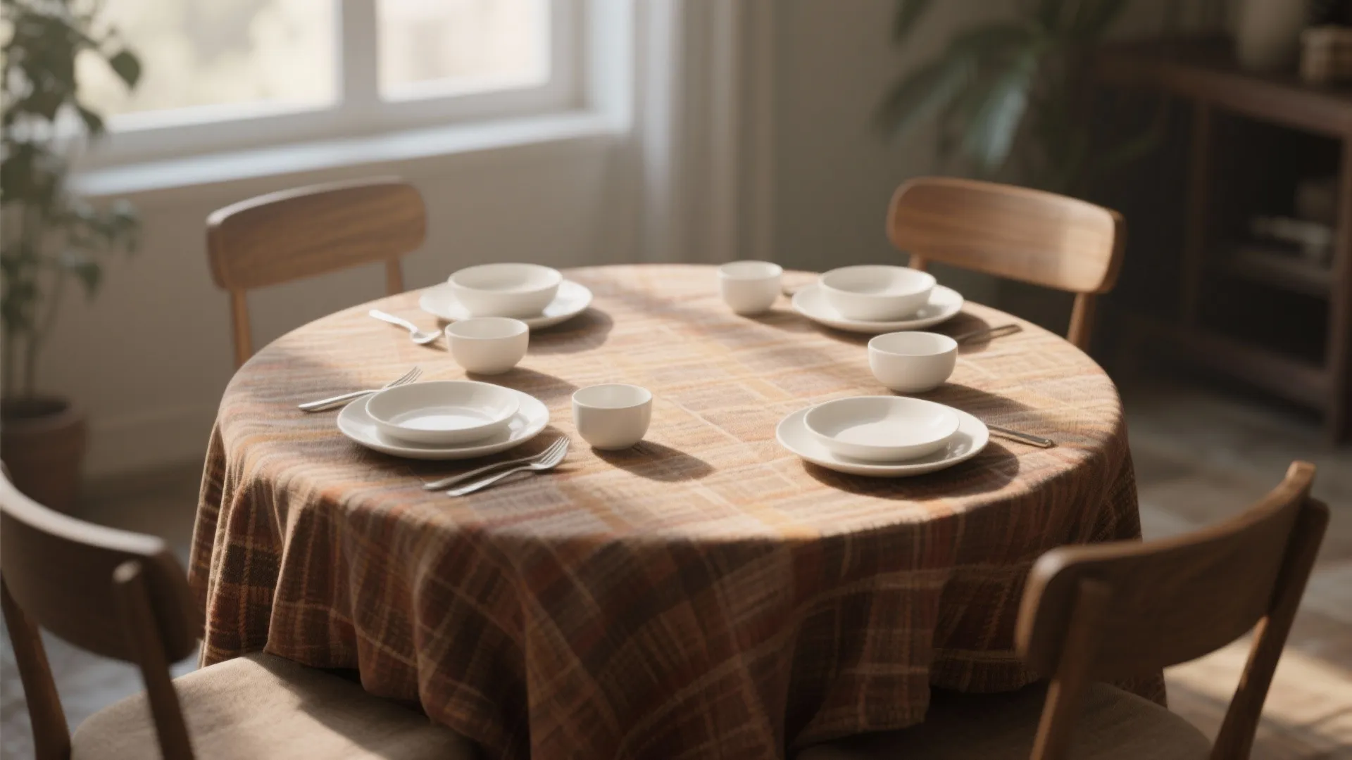 1. Layer with a Statement Tablecloth