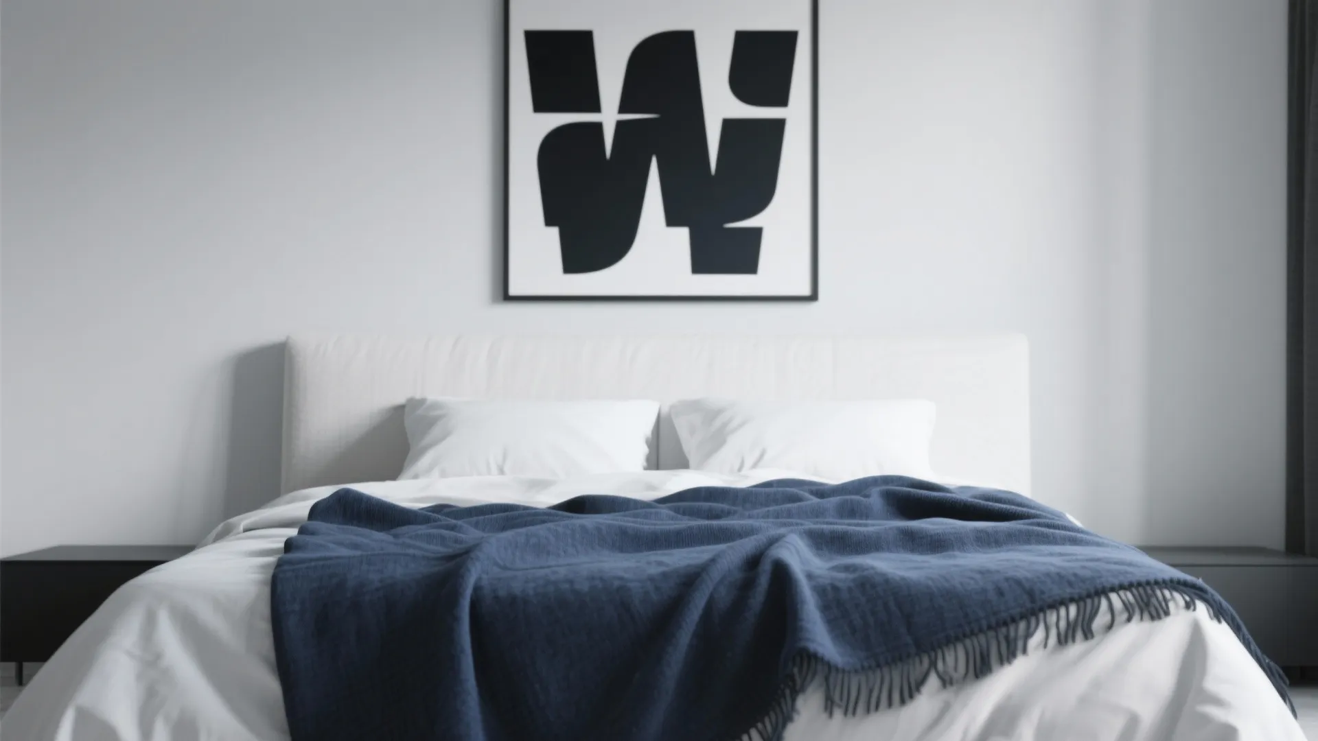 5. Add a statement textile or art piece