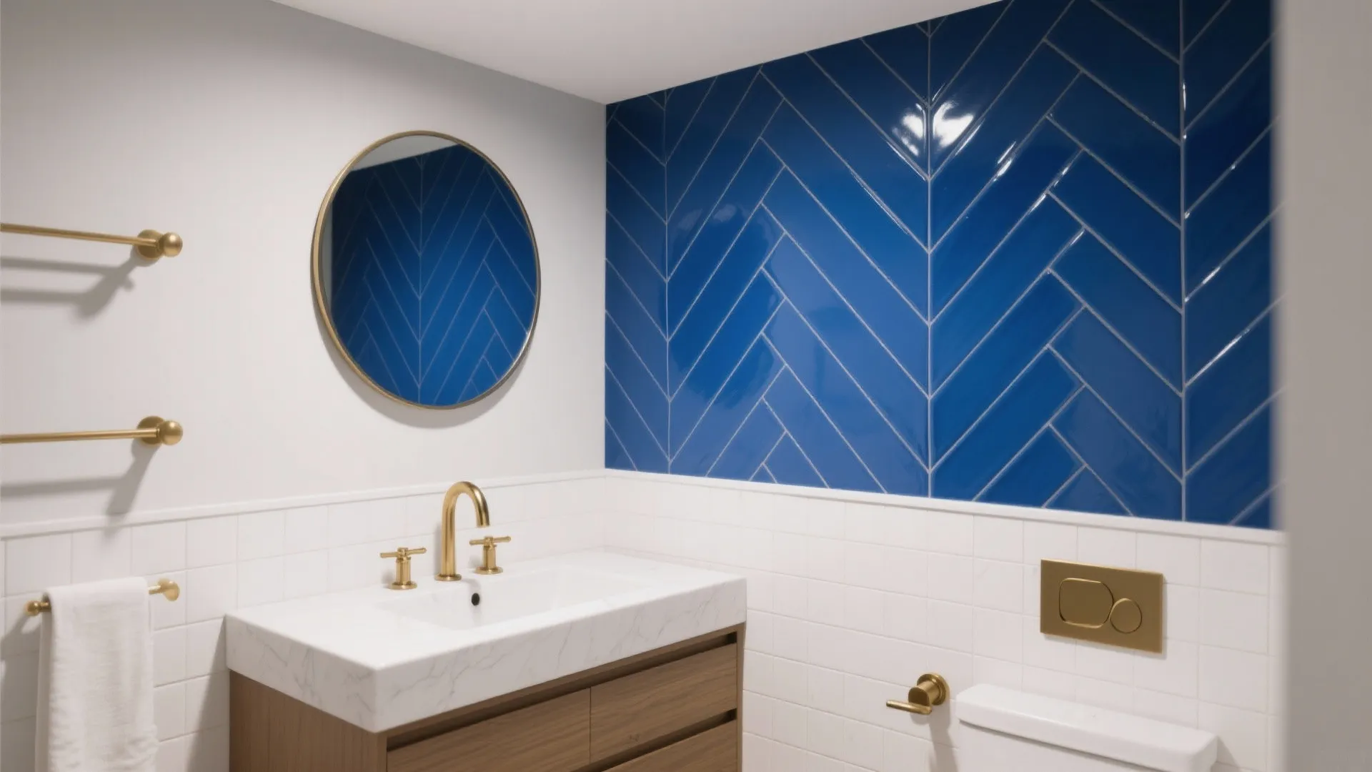 10. Statement Tile Walls