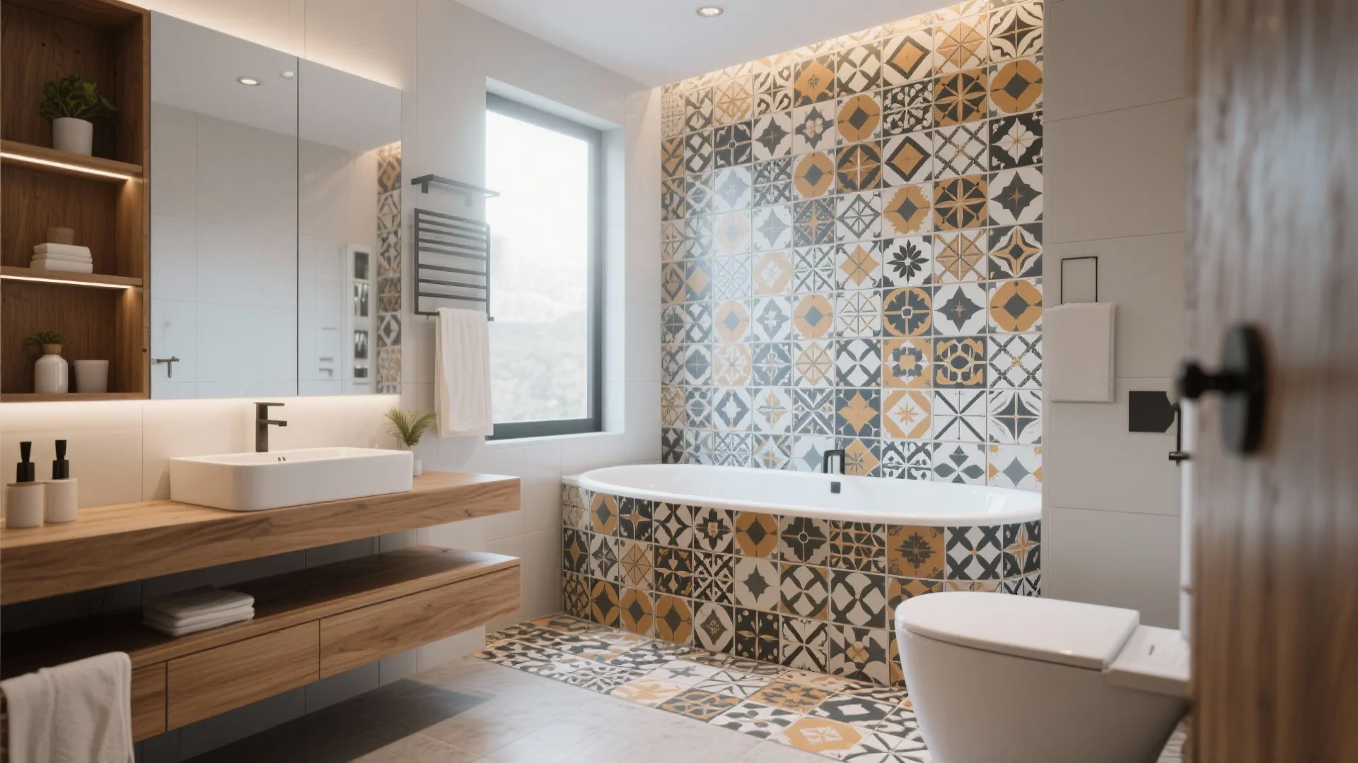 Statement Tile Surround