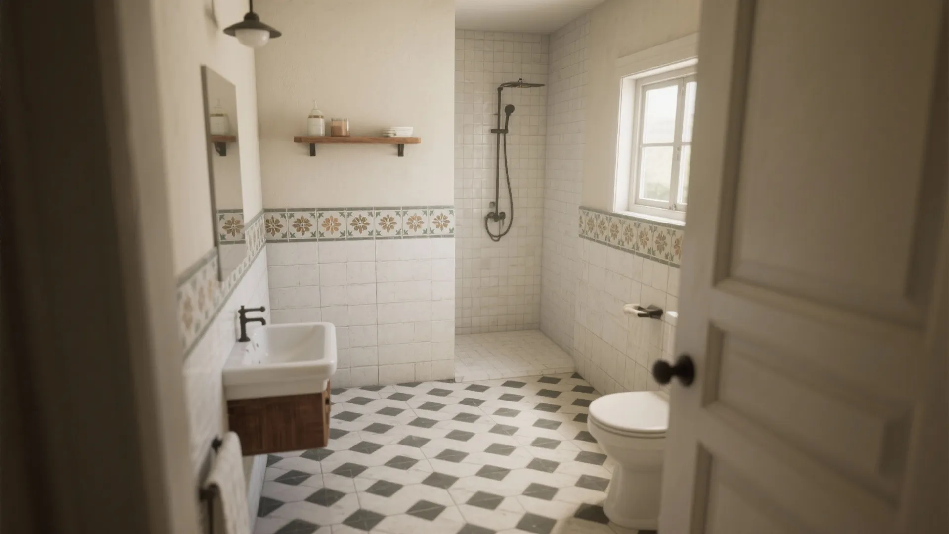 2. Statement Tiles & Patterns