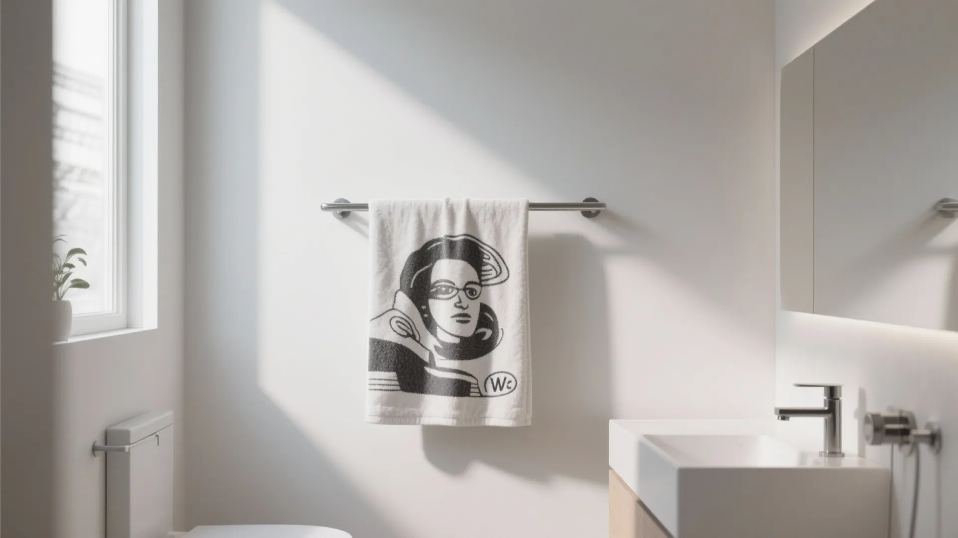 2. Oversized Statement Towels