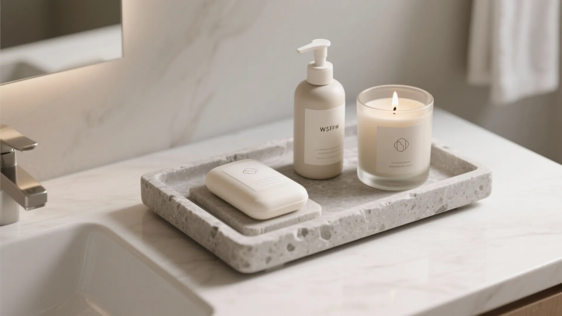 1. A Single Statement Tray