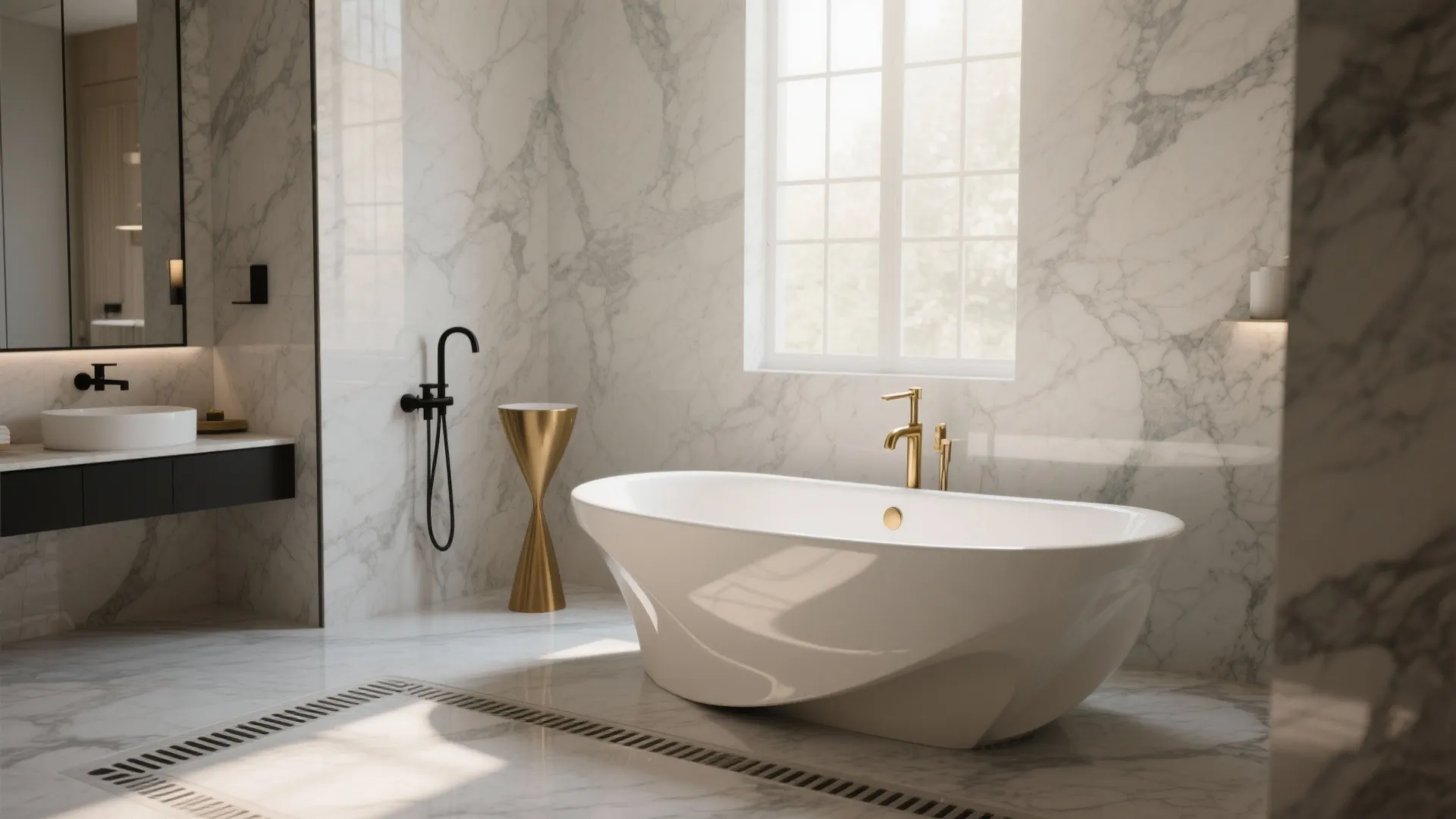2. Statement Freestanding Tub