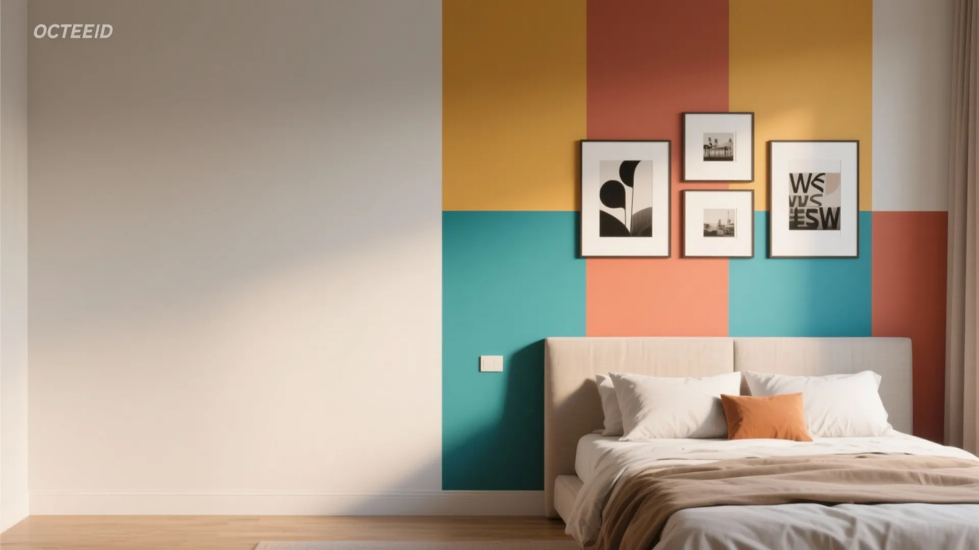 5. Statement Wall Without Wallpaper