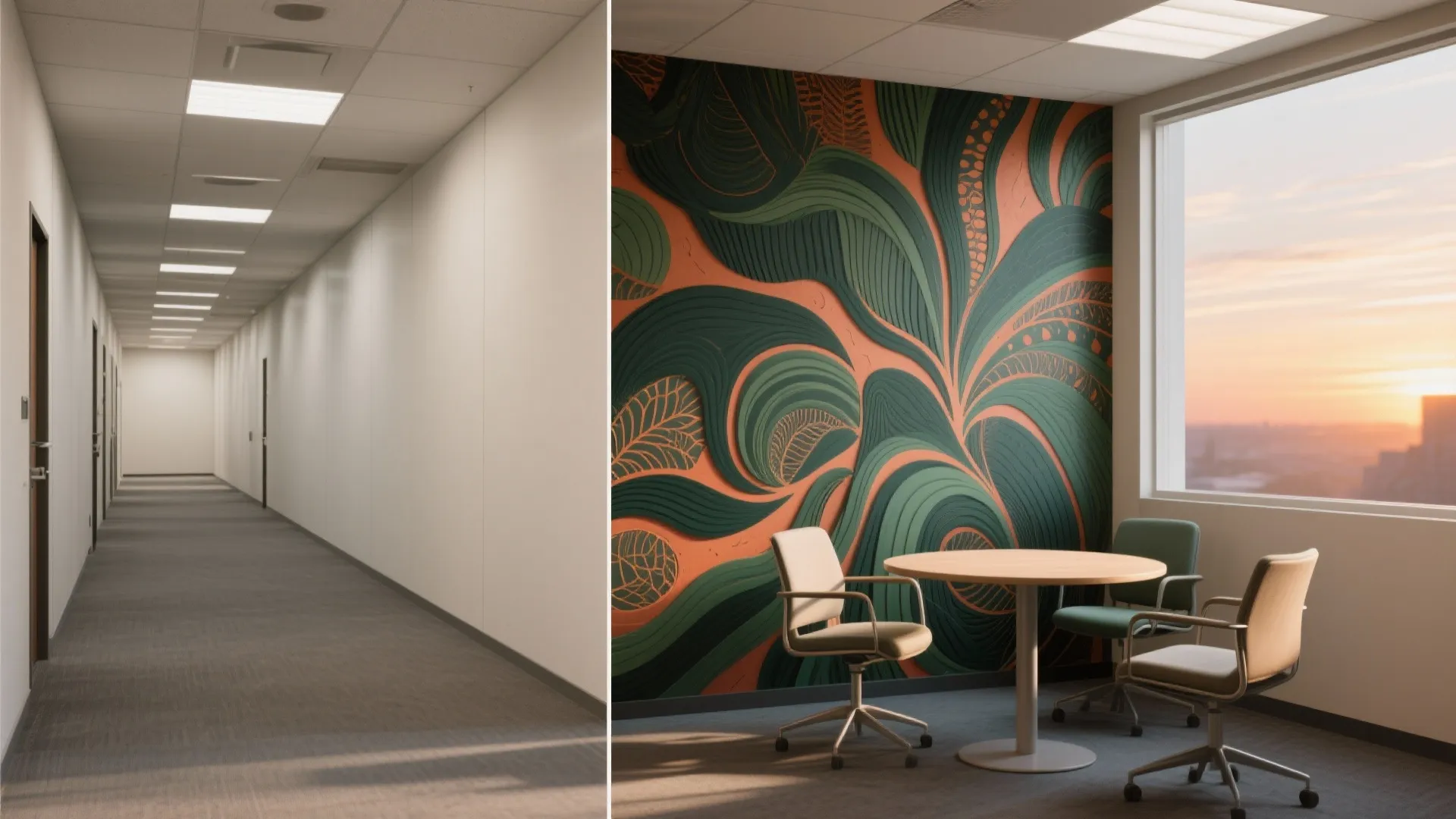 4. Statement Wallpaper or Wall Mural