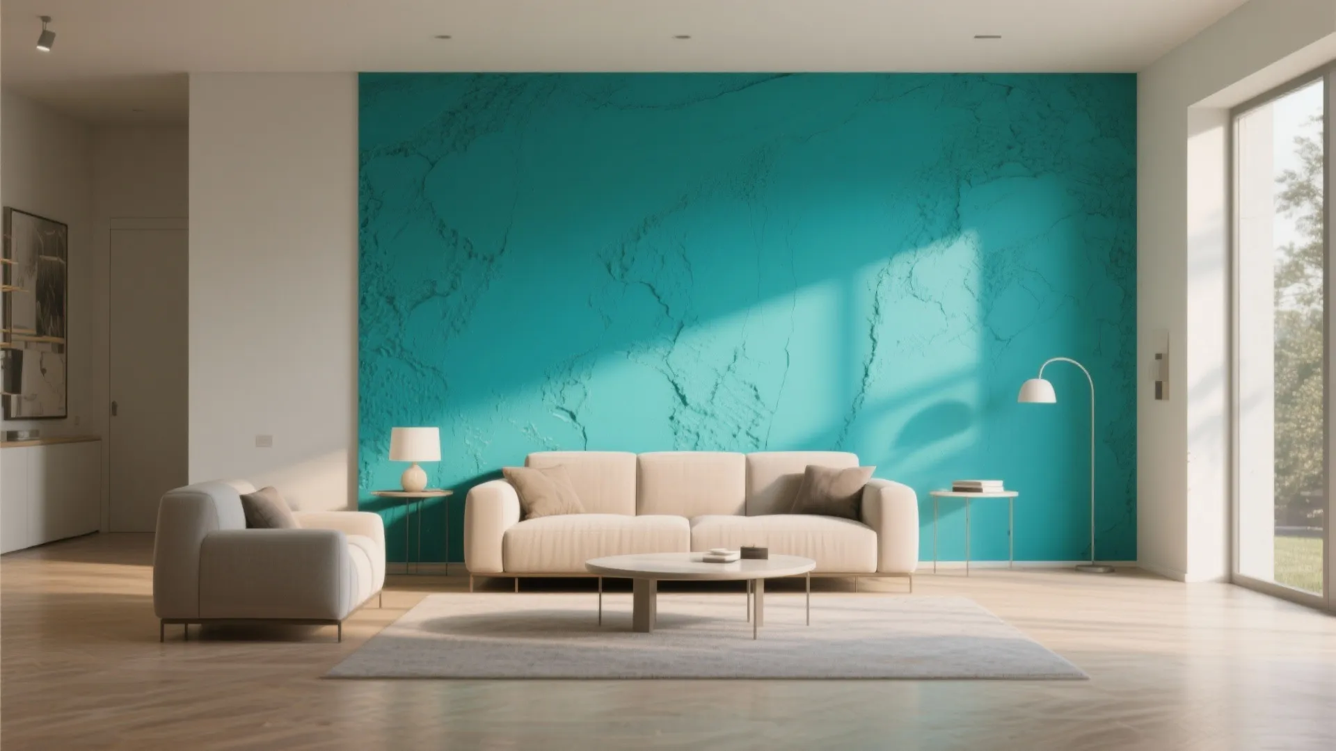 1. Pick one statement wall (not the whole room)